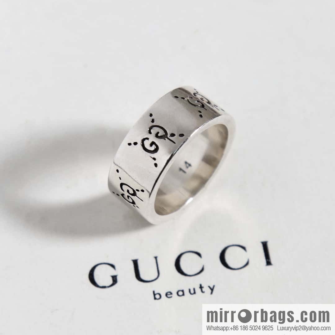 New Gucci Double G Skull Ring