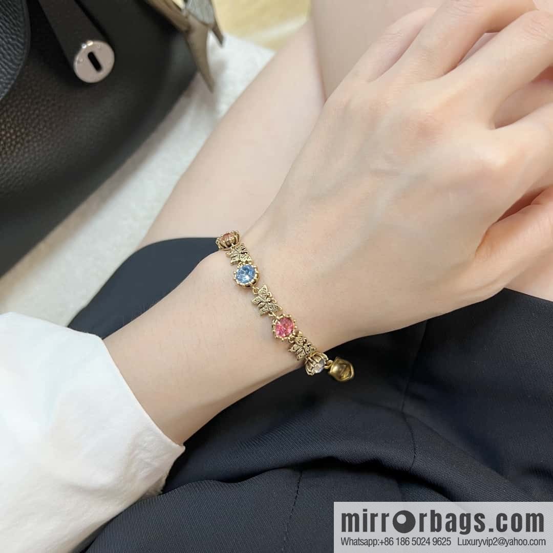 New Gucci Gucci Diamond Butterfly 🦋 Bracelet