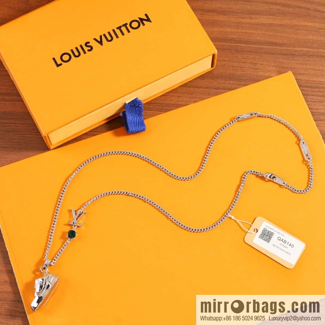 Louis Vuitton Louis Vuitton IV TRAINER STRASS sneaker necklace