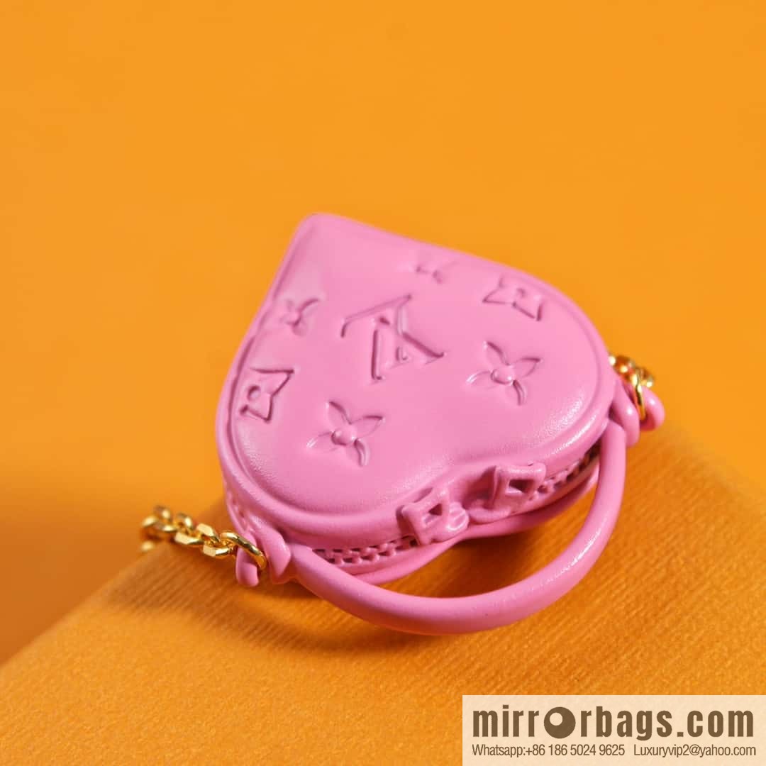 Louis Vuitton IV Pink Heart Love ❤️ Necklace