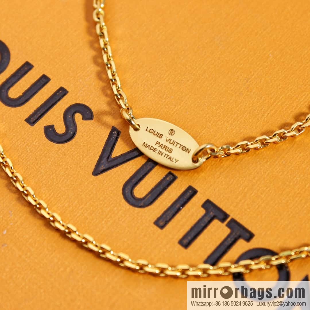 Louis Vuitton IV Pink Heart Love ❤️ Necklace
