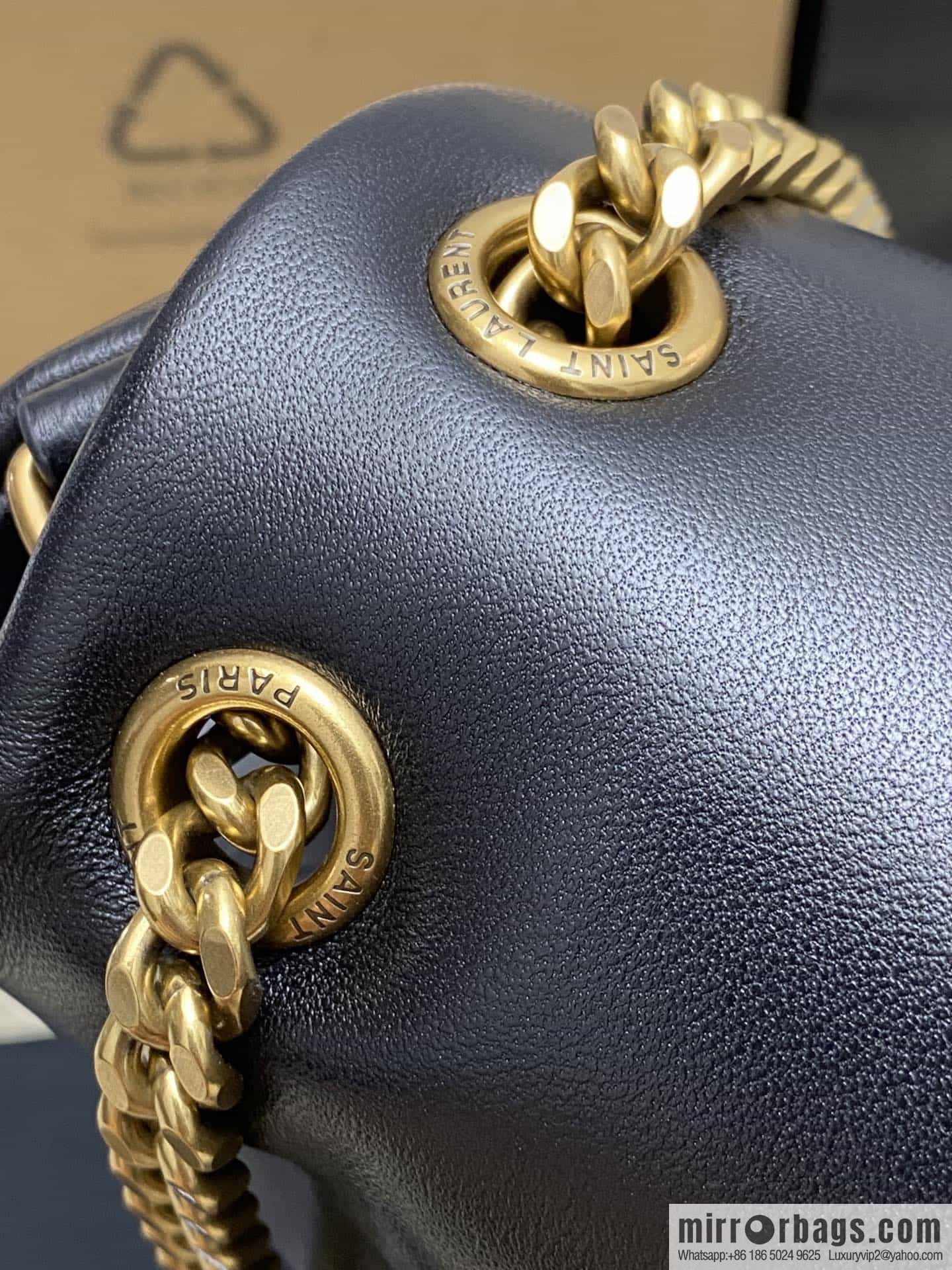 CALYPSO_ small sheepskin chain bag Model: 734153