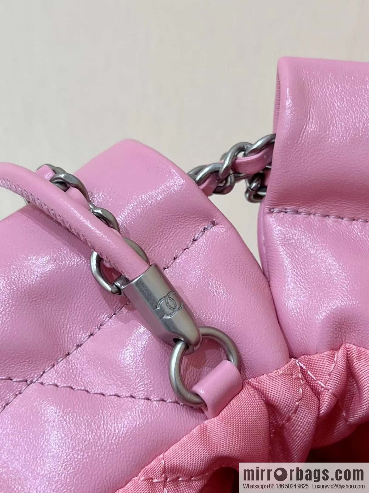 CHANEL 23S spring and summer series mini 22 bags AS3980 pink