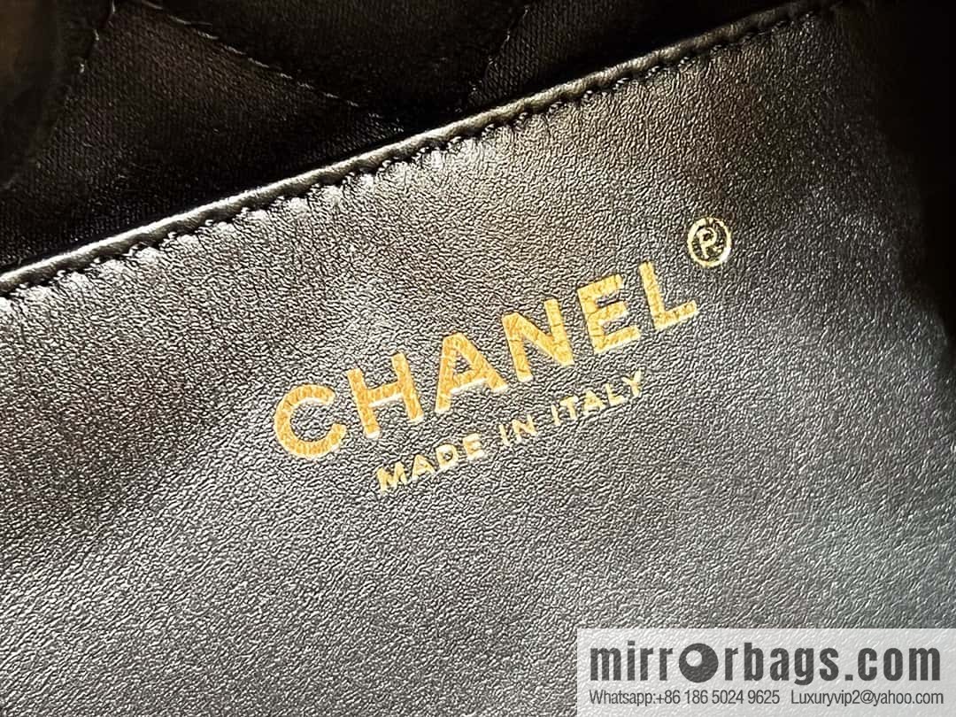 CHANEL 23S spring and summer series mini pearl 22 bags AS3980 black