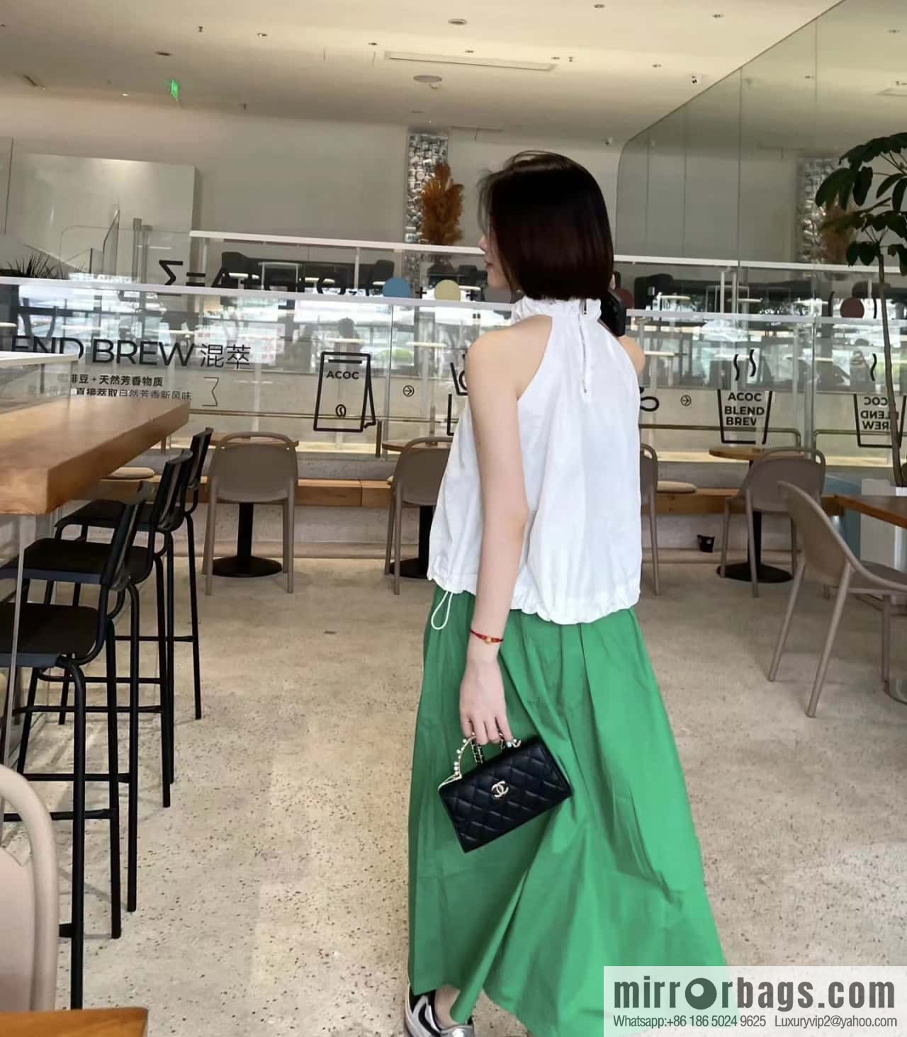 CHANEL 23B autumn and winter trailer series, diamond handle Kelly bag AP3512