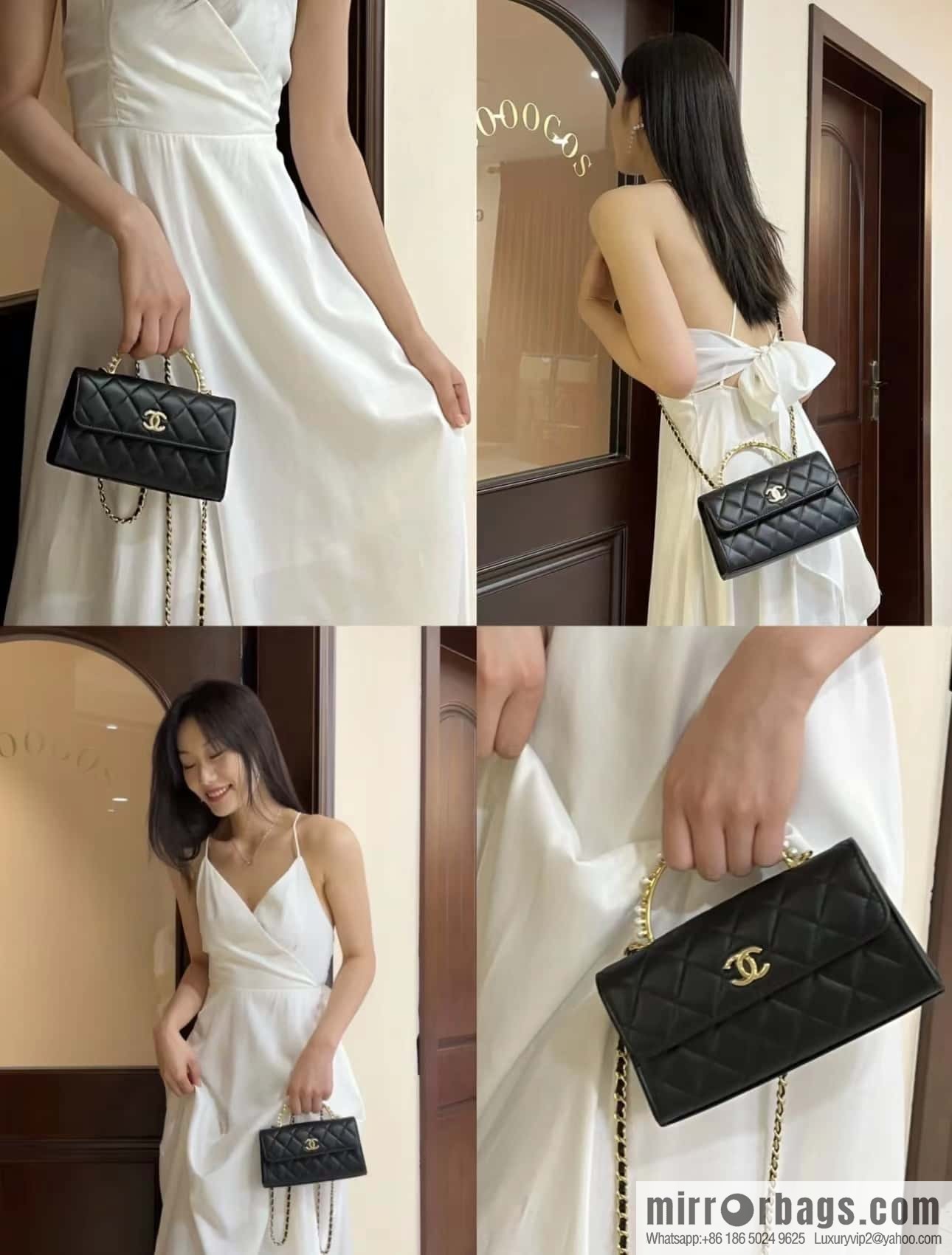 CHANEL 23B autumn and winter trailer series, diamond handle Kelly bag AP3512