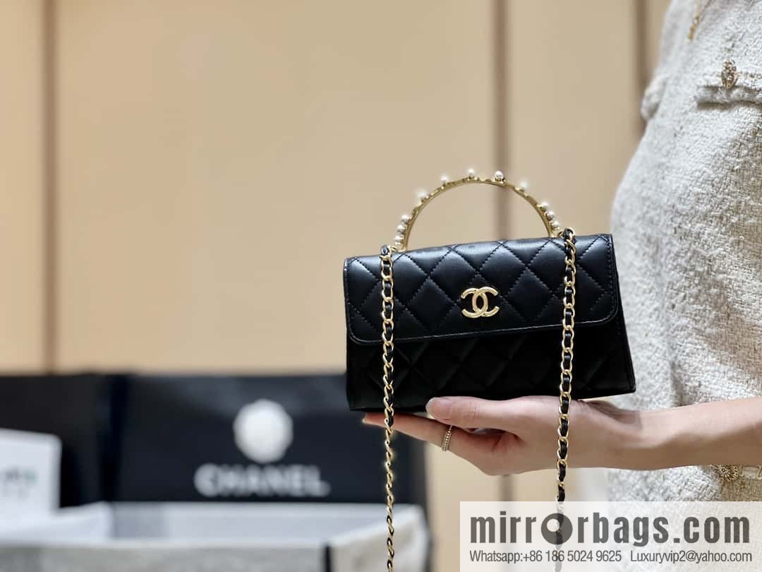 CHANEL 23B autumn and winter trailer series, diamond handle Kelly bag AP3512