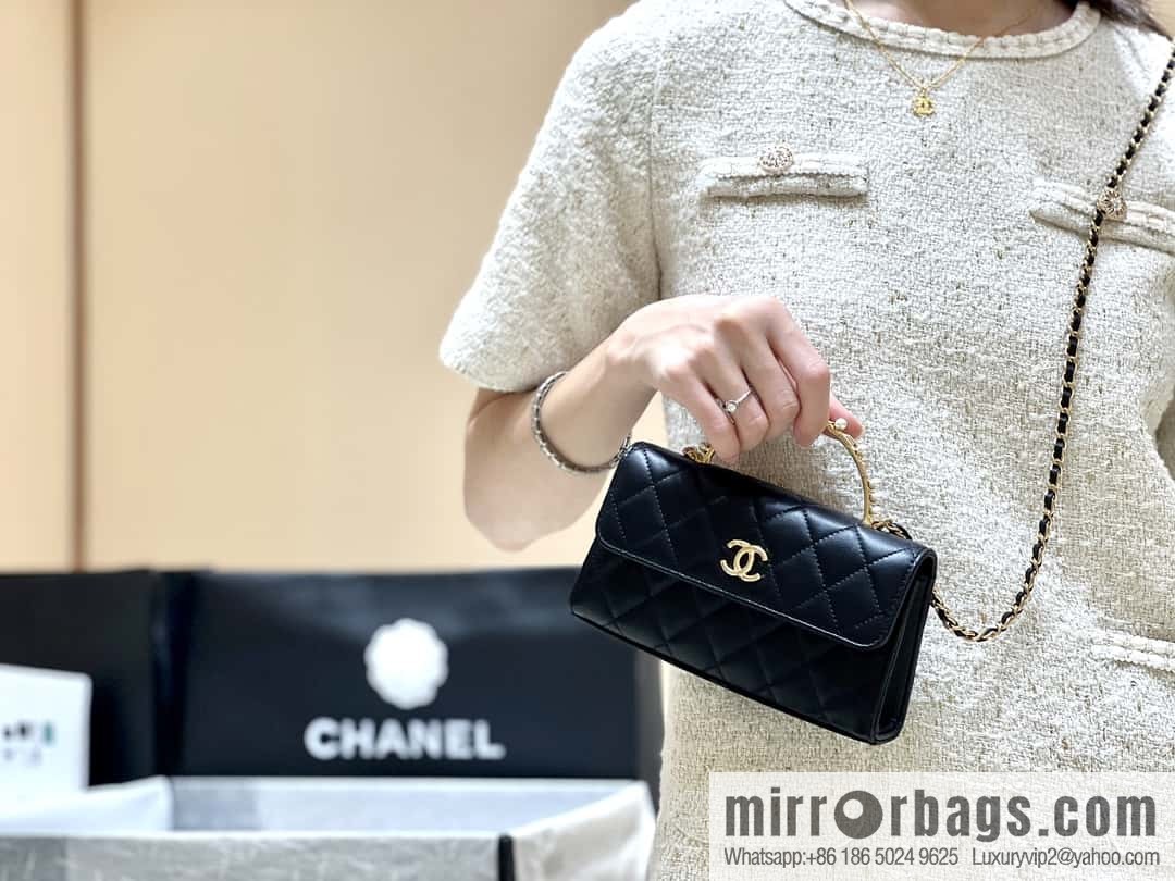 CHANEL 23B autumn and winter trailer series, diamond handle Kelly bag AP3512