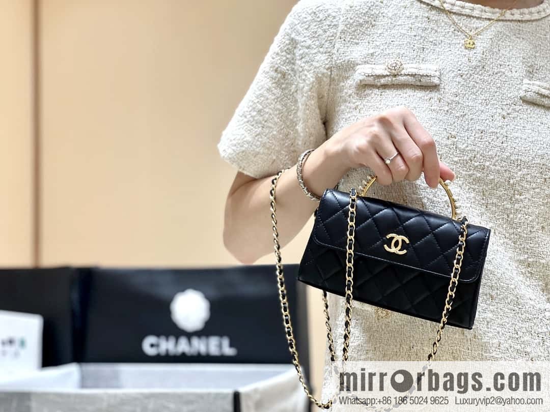 CHANEL 23B autumn and winter trailer series, diamond handle Kelly bag AP3512