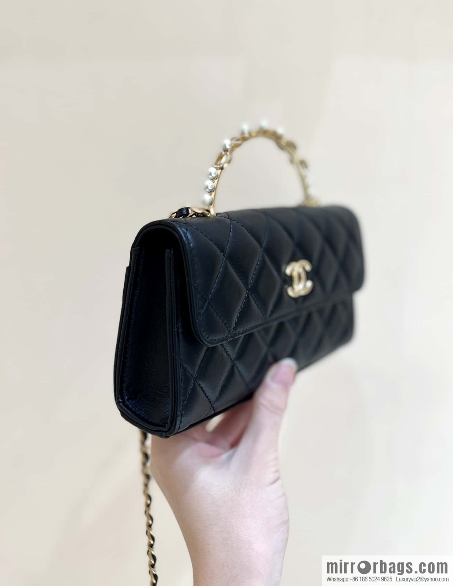 CHANEL 23B autumn and winter trailer series, diamond handle Kelly bag AP3512