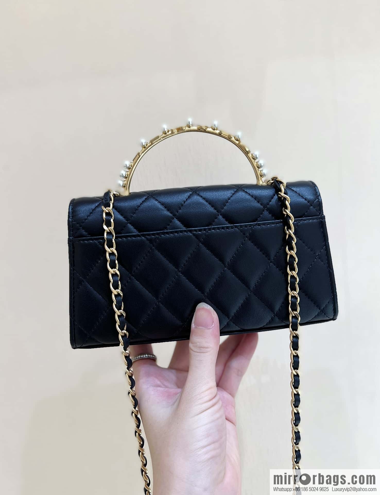 CHANEL 23B autumn and winter trailer series, diamond handle Kelly bag AP3512