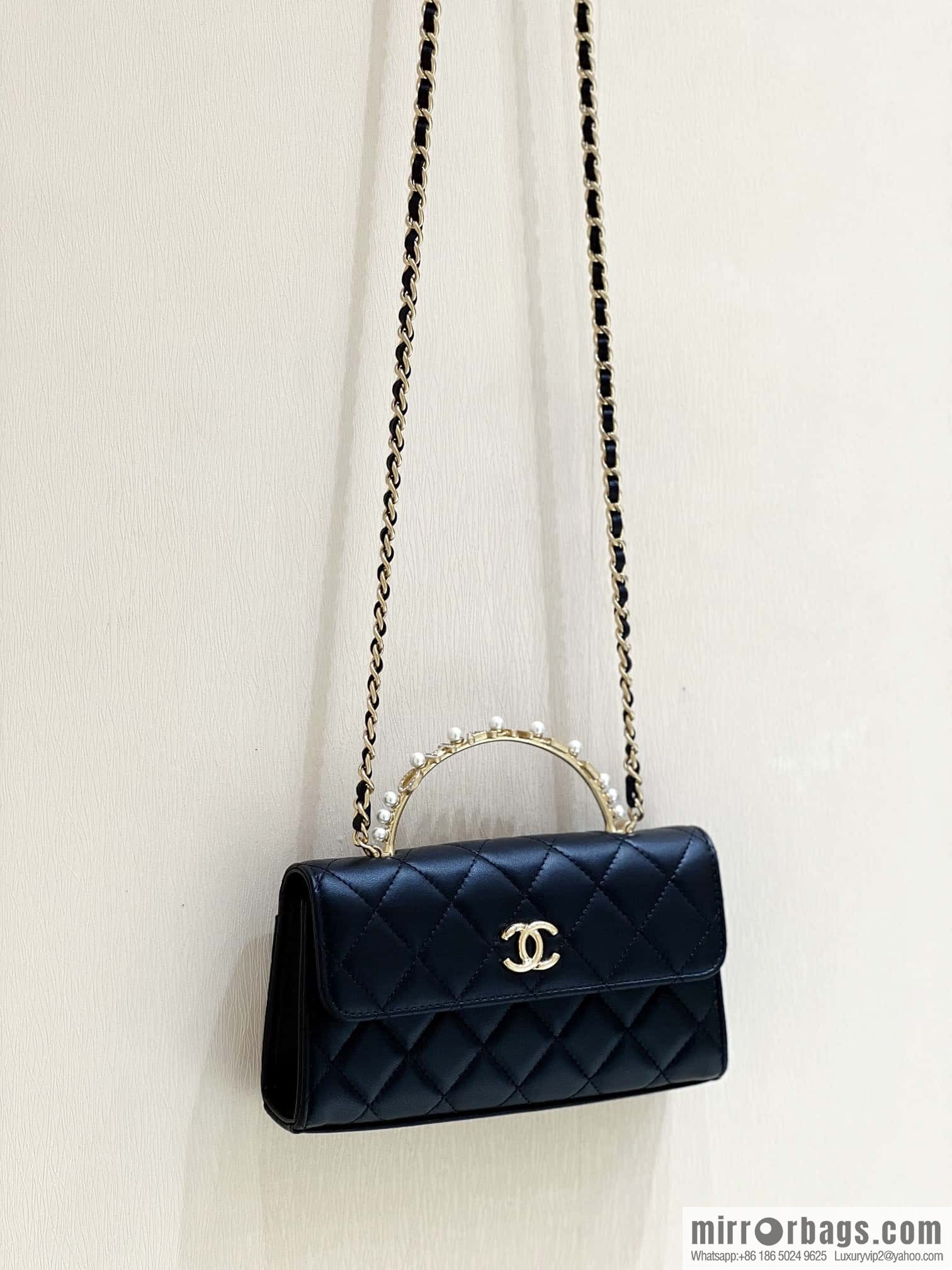 CHANEL 23B autumn and winter trailer series, diamond handle Kelly bag AP3512