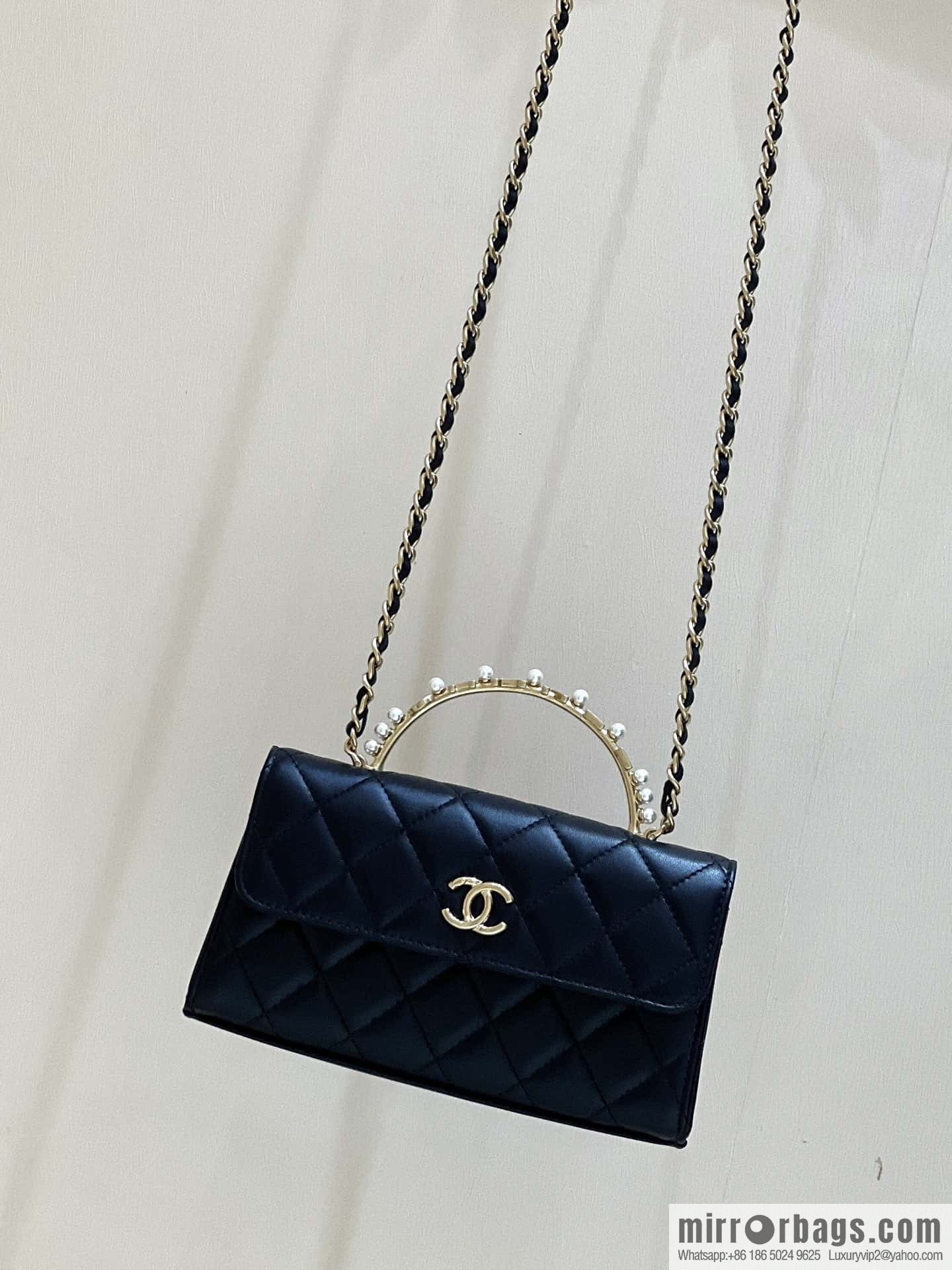 CHANEL 23B autumn and winter trailer series, diamond handle Kelly bag AP3512