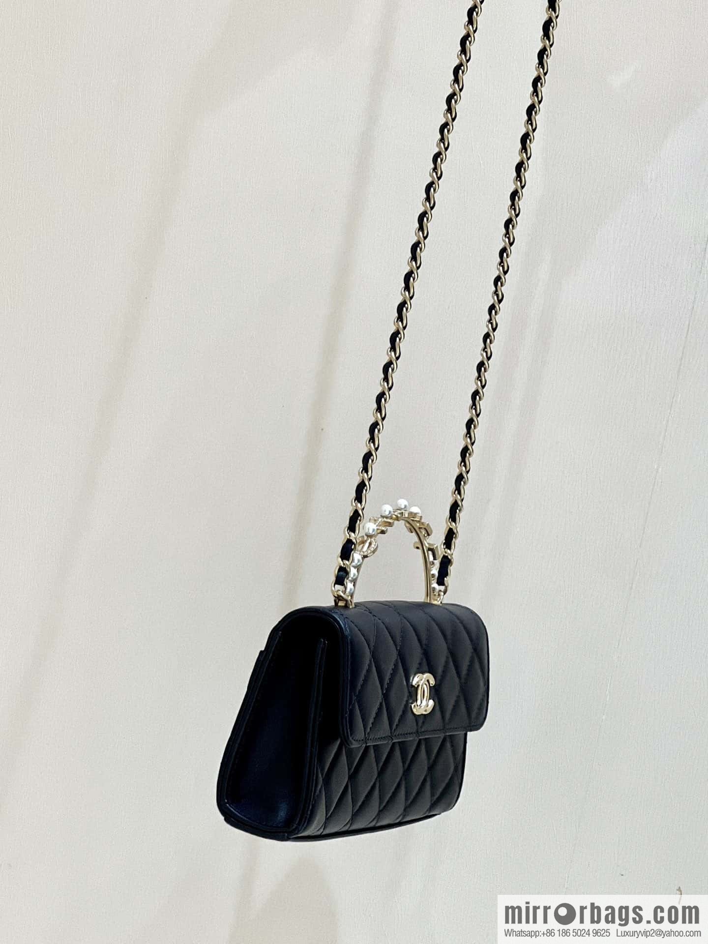CHANEL 23B autumn and winter trailer series, diamond handle Kelly bag AP3512
