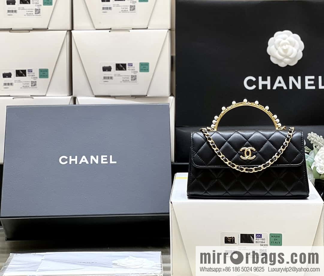 CHANEL 23B autumn and winter trailer series, diamond handle Kelly bag AP3512