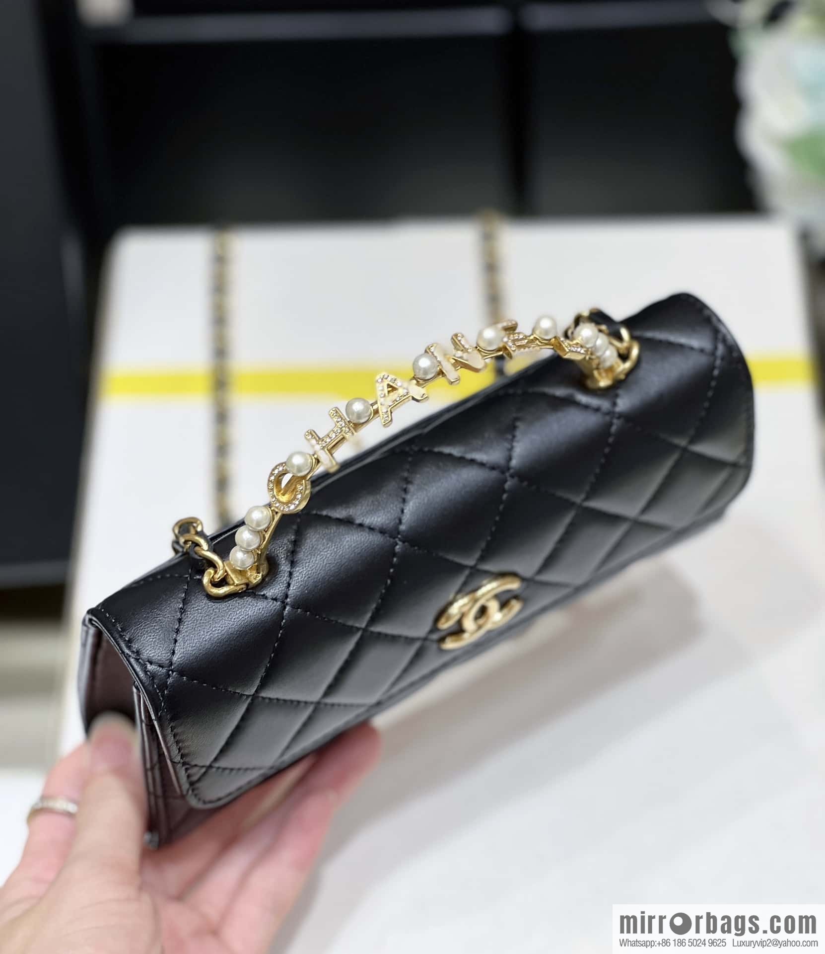 CHANEL 23B autumn and winter trailer series, diamond handle Kelly bag AP3512