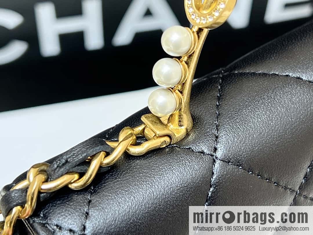 CHANEL 23B autumn and winter trailer series, diamond handle Kelly bag AP3512