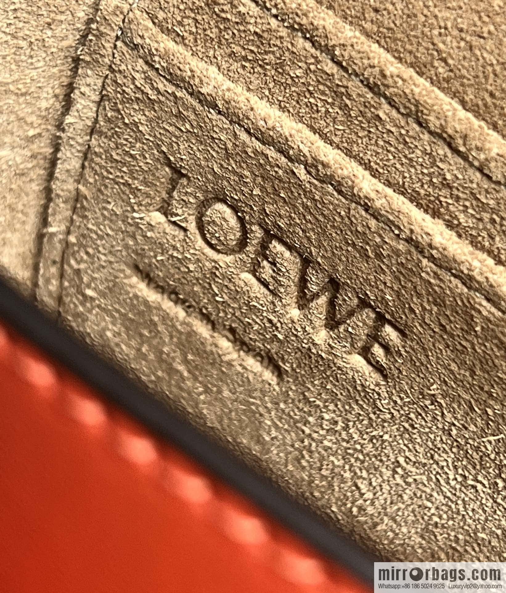 LOEWE letter wide shoulder strap saddle bag MiniGateDual handbag 0672