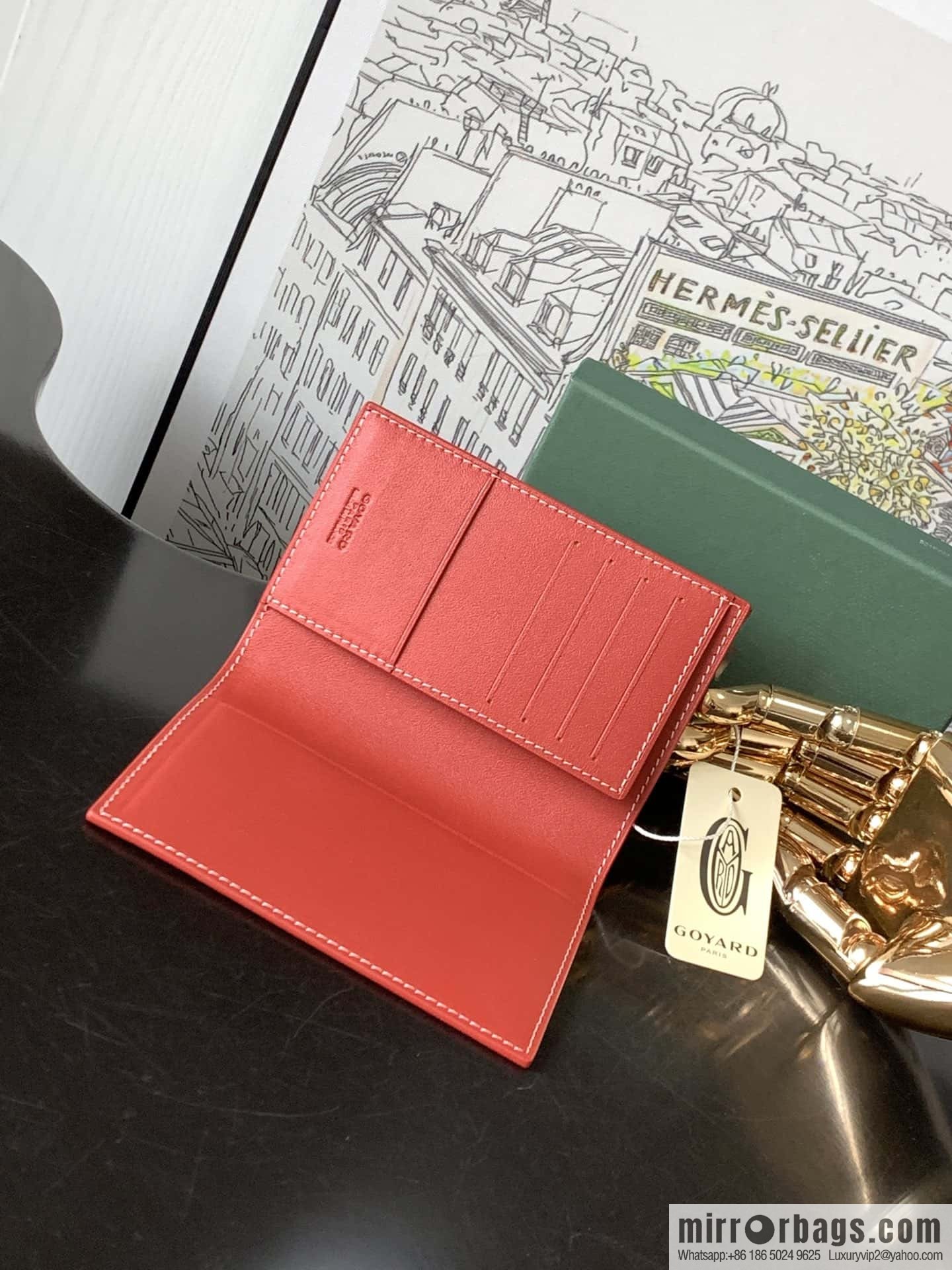 Goyard Grenelle passport holder 7706