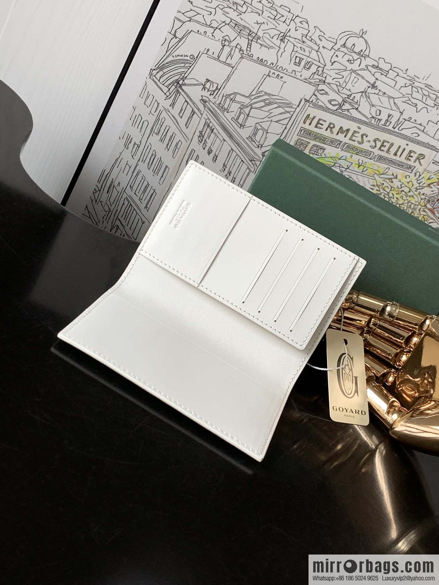 Goyard Grenelle passport holder 7706