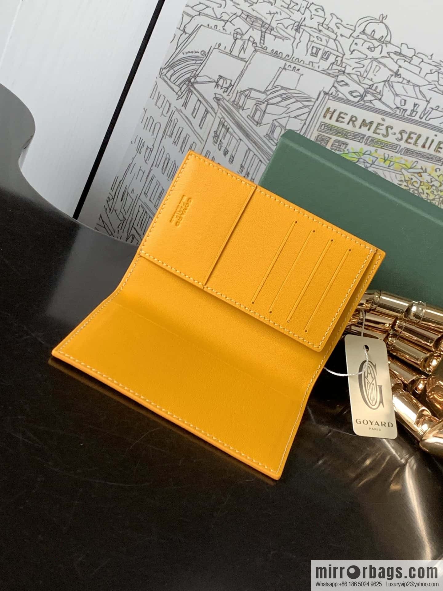Goyard Grenelle passport holder 7706
