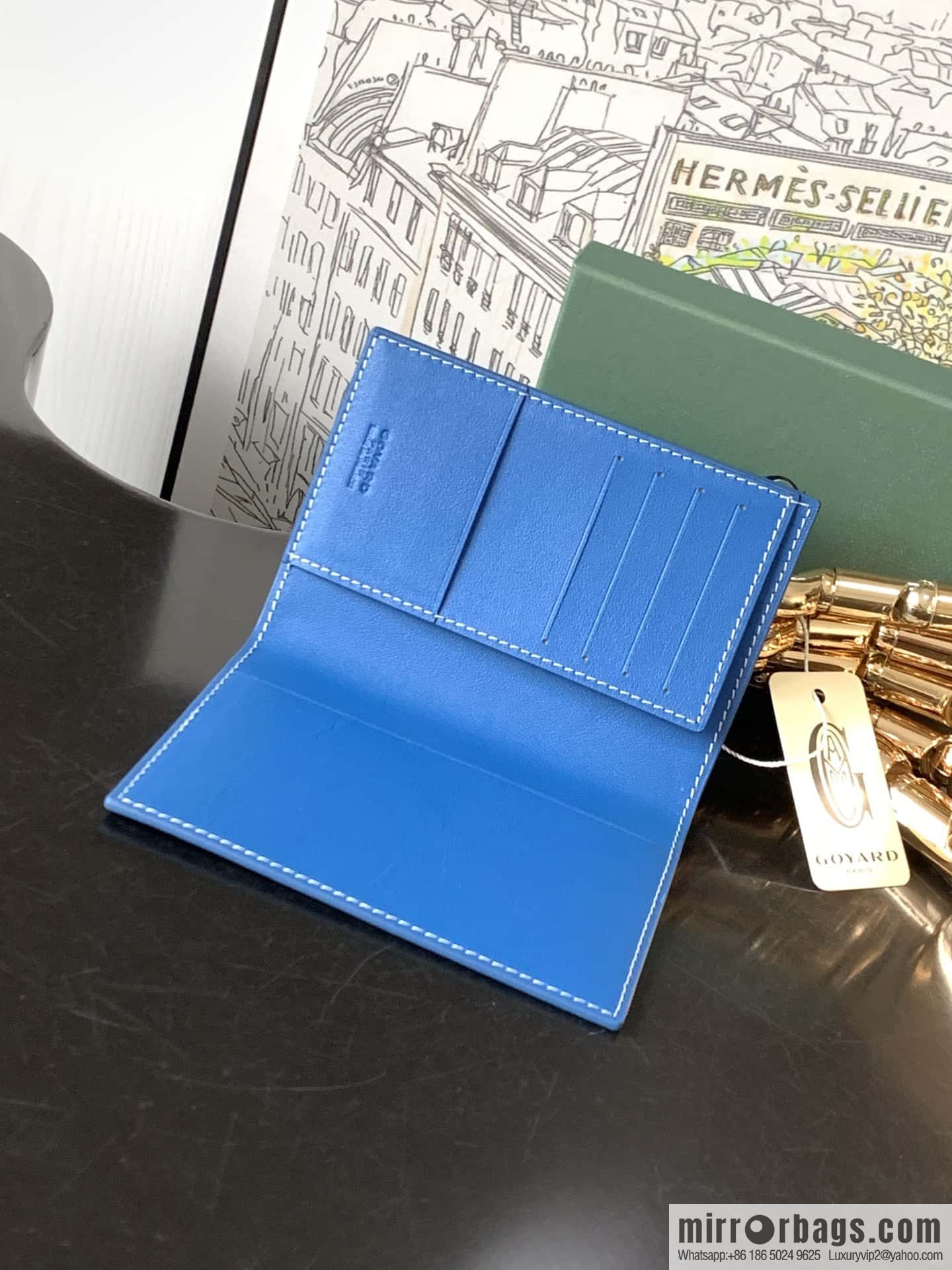 Goyard Grenelle passport holder 7706