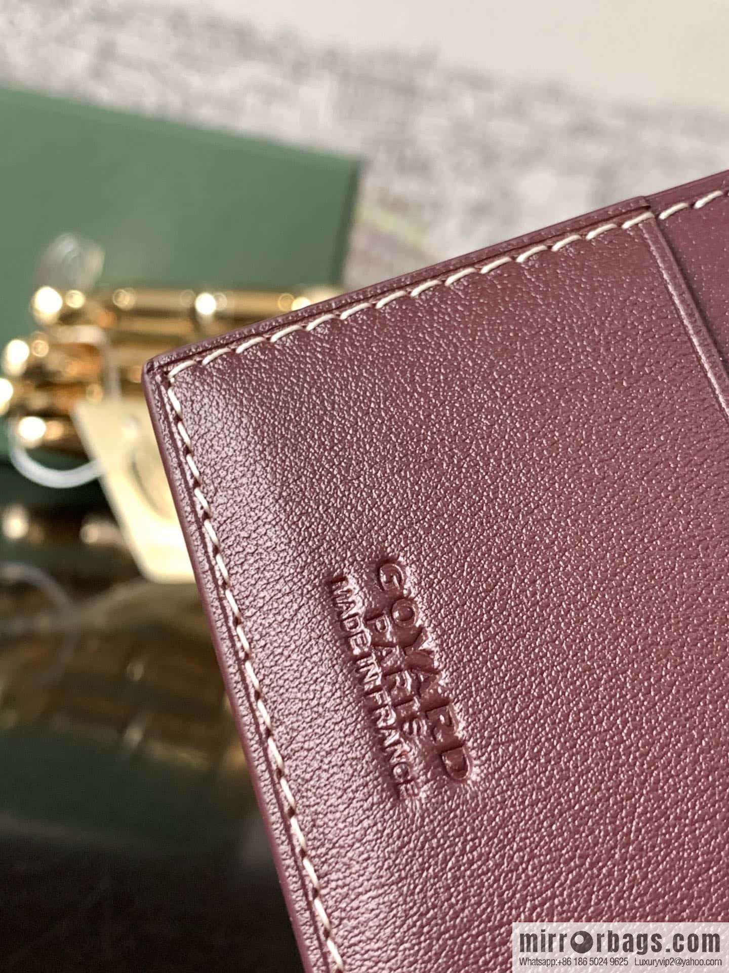 Goyard Grenelle passport holder 7706