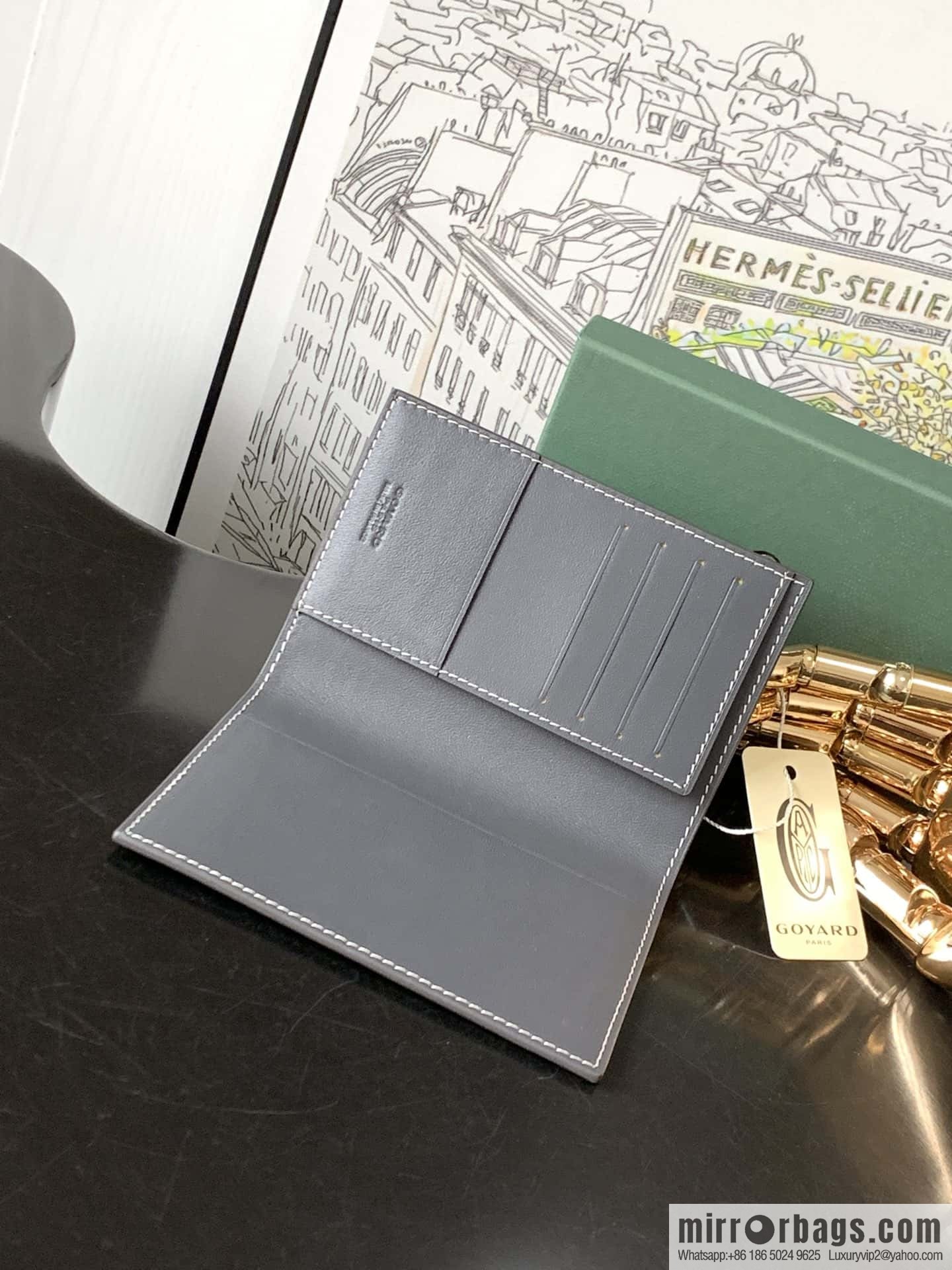 Goyard Grenelle passport holder 7706