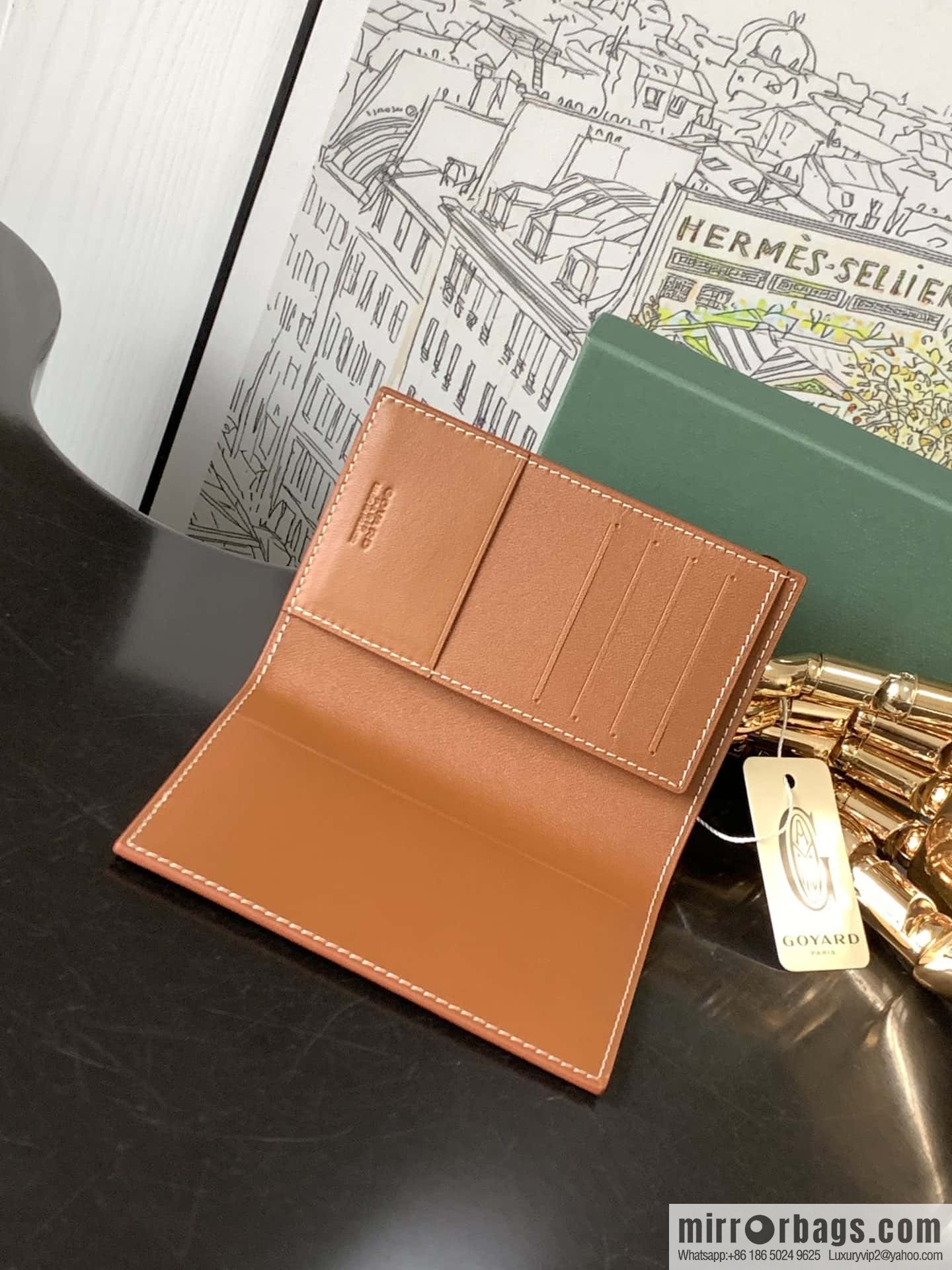 Goyard Grenelle passport holder 7706