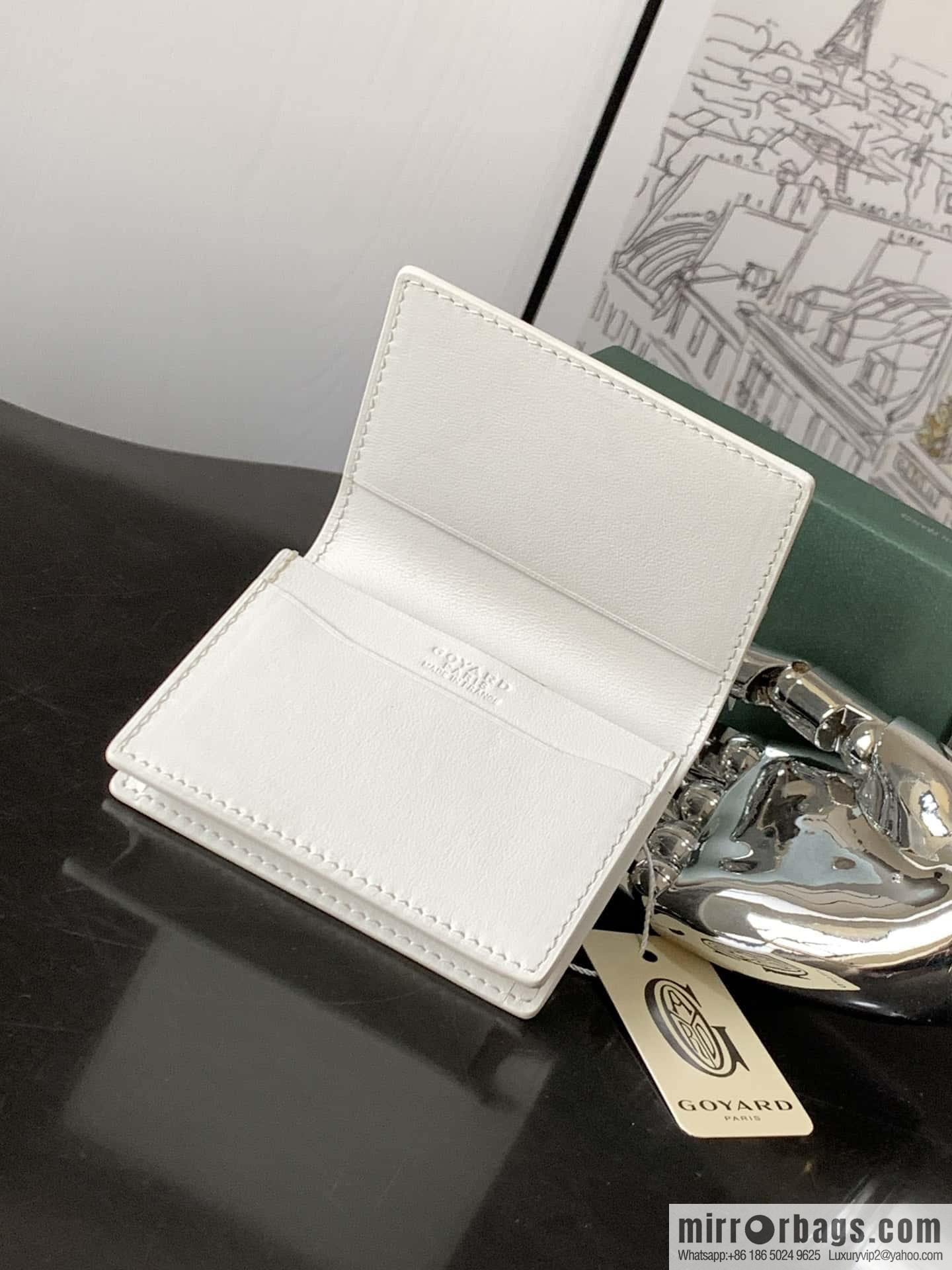 Goyard Malhesherbes card clip 7707