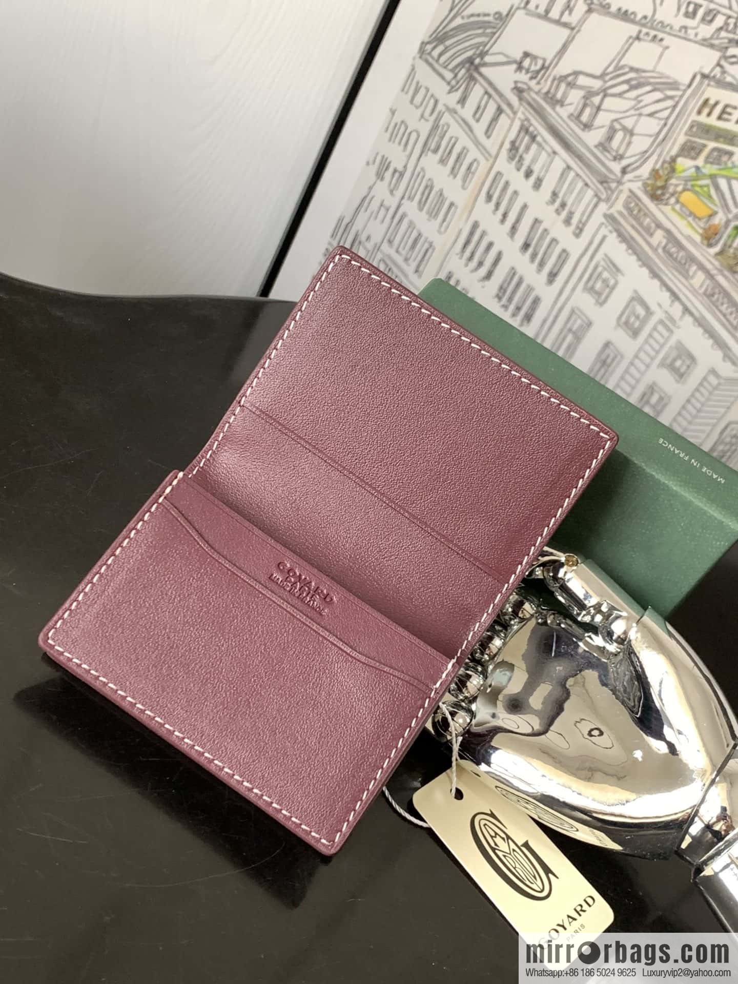 Goyard Malhesherbes card clip 7707