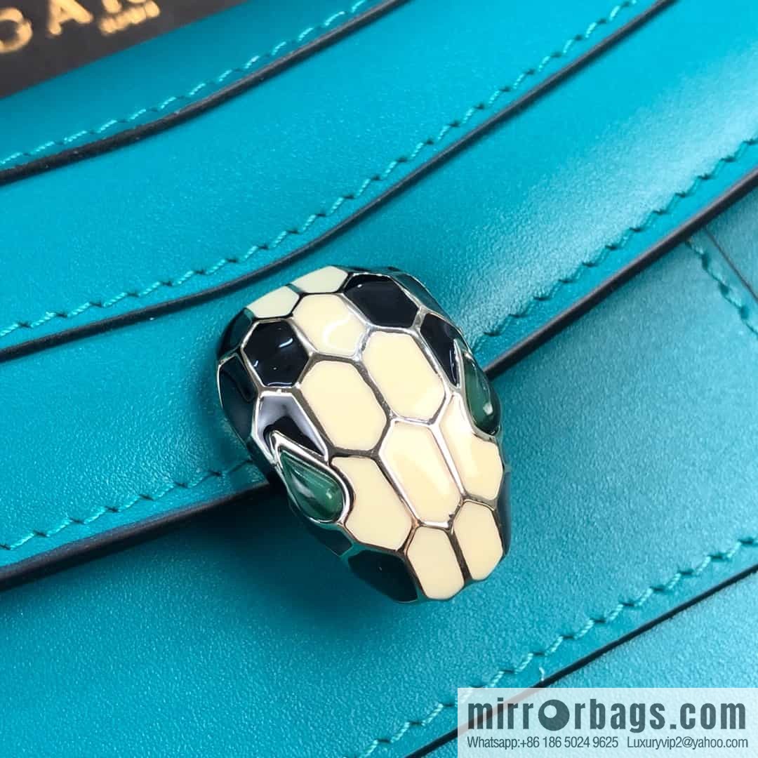 [Bvlgari] Bulgari counter new iconic Serpenti Forever mini double-layer snakehead bag Model: 288113