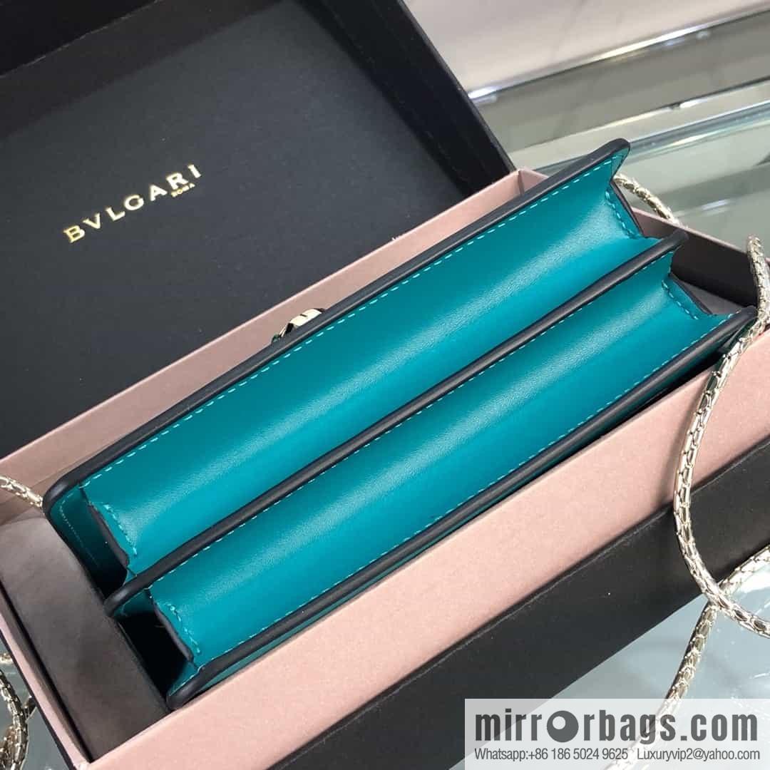 [Bvlgari] Bulgari counter new iconic Serpenti Forever mini double-layer snakehead bag Model: 288113