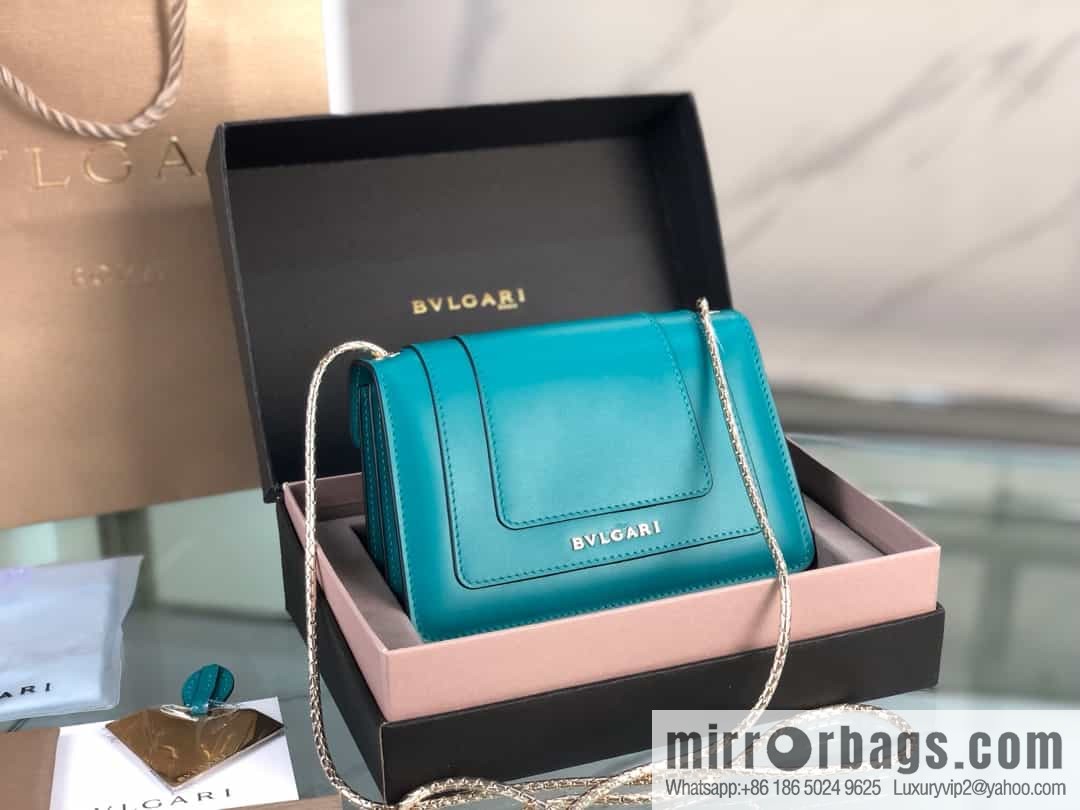 [Bvlgari] Bulgari counter new iconic Serpenti Forever mini double-layer snakehead bag Model: 288113