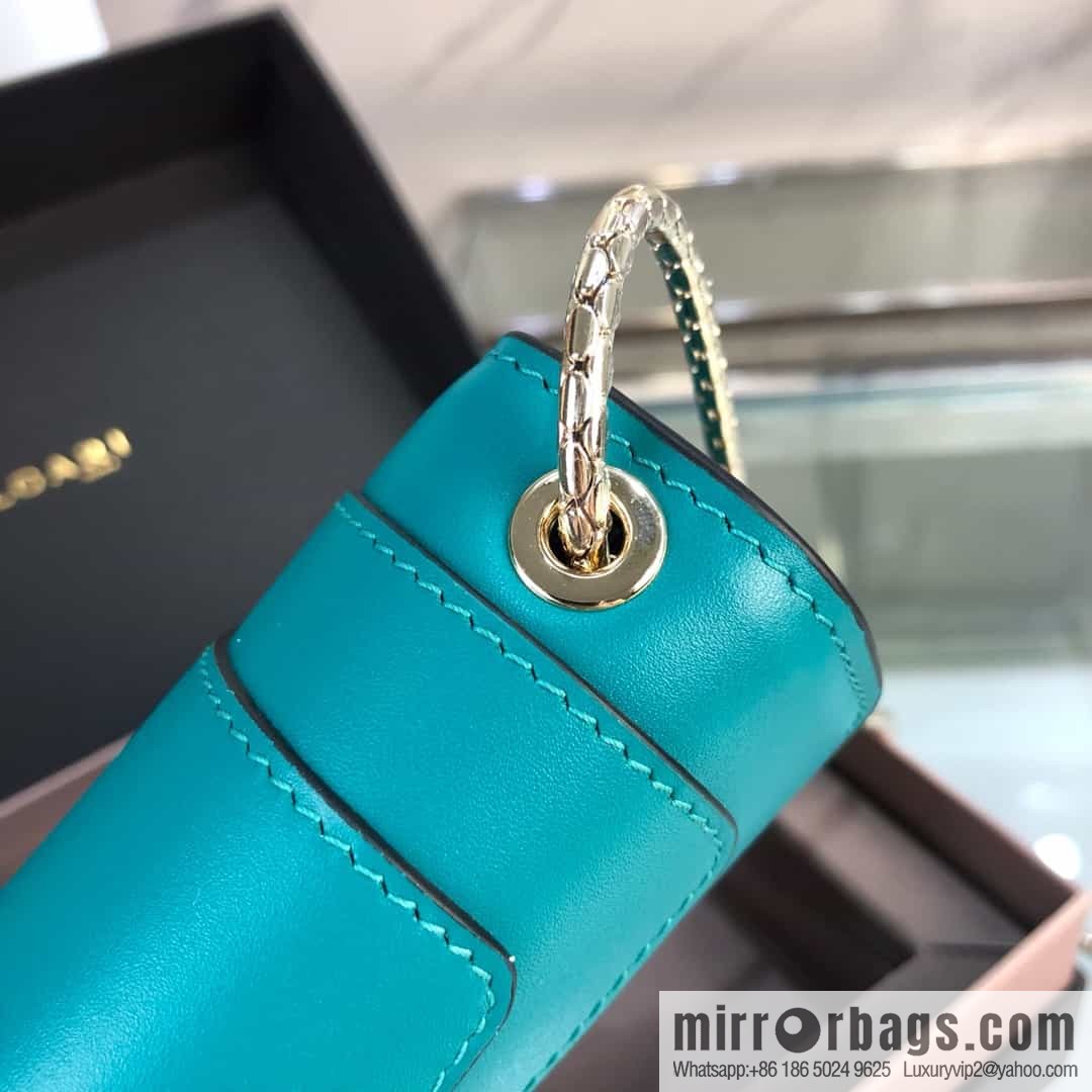 [Bvlgari] Bulgari counter new iconic Serpenti Forever mini double-layer snakehead bag Model: 288113