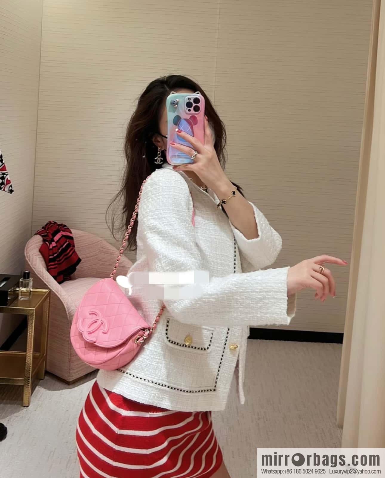 CHANEL 23P spring and summer trailer series, hidden big explosion saddle bag AS3867