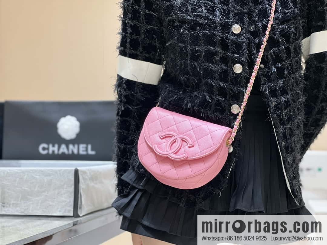 CHANEL 23P spring and summer trailer series, hidden big explosion saddle bag AS3867