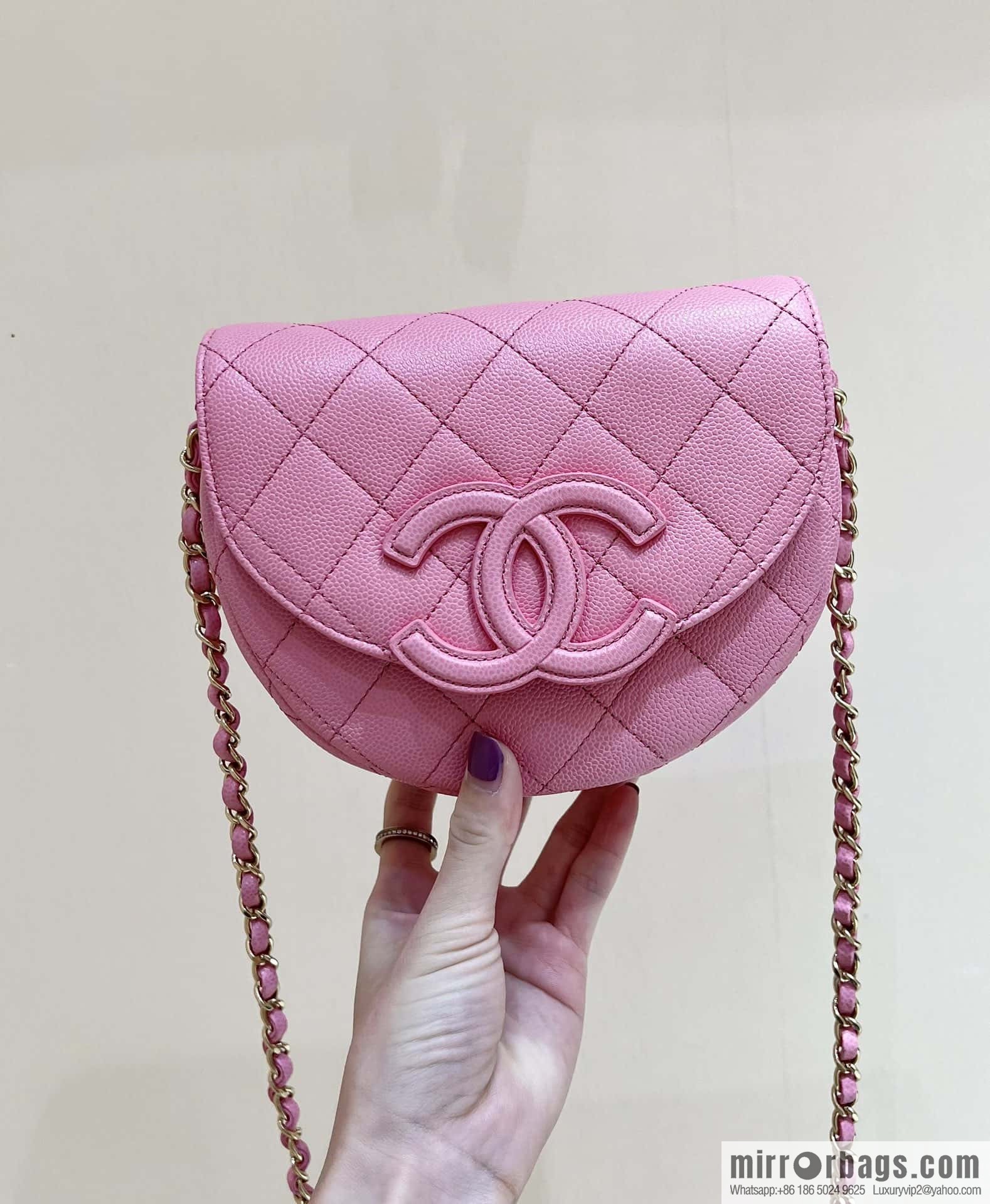 CHANEL 23P spring and summer trailer series, hidden big explosion saddle bag AS3867