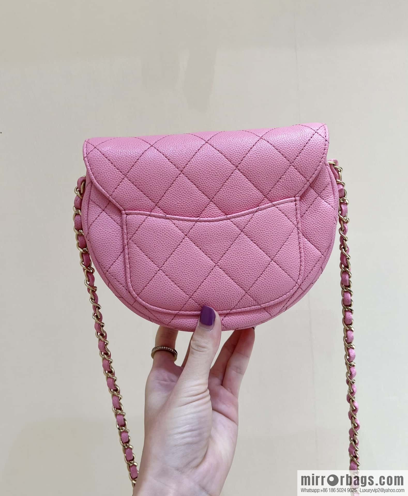 CHANEL 23P spring and summer trailer series, hidden big explosion saddle bag AS3867