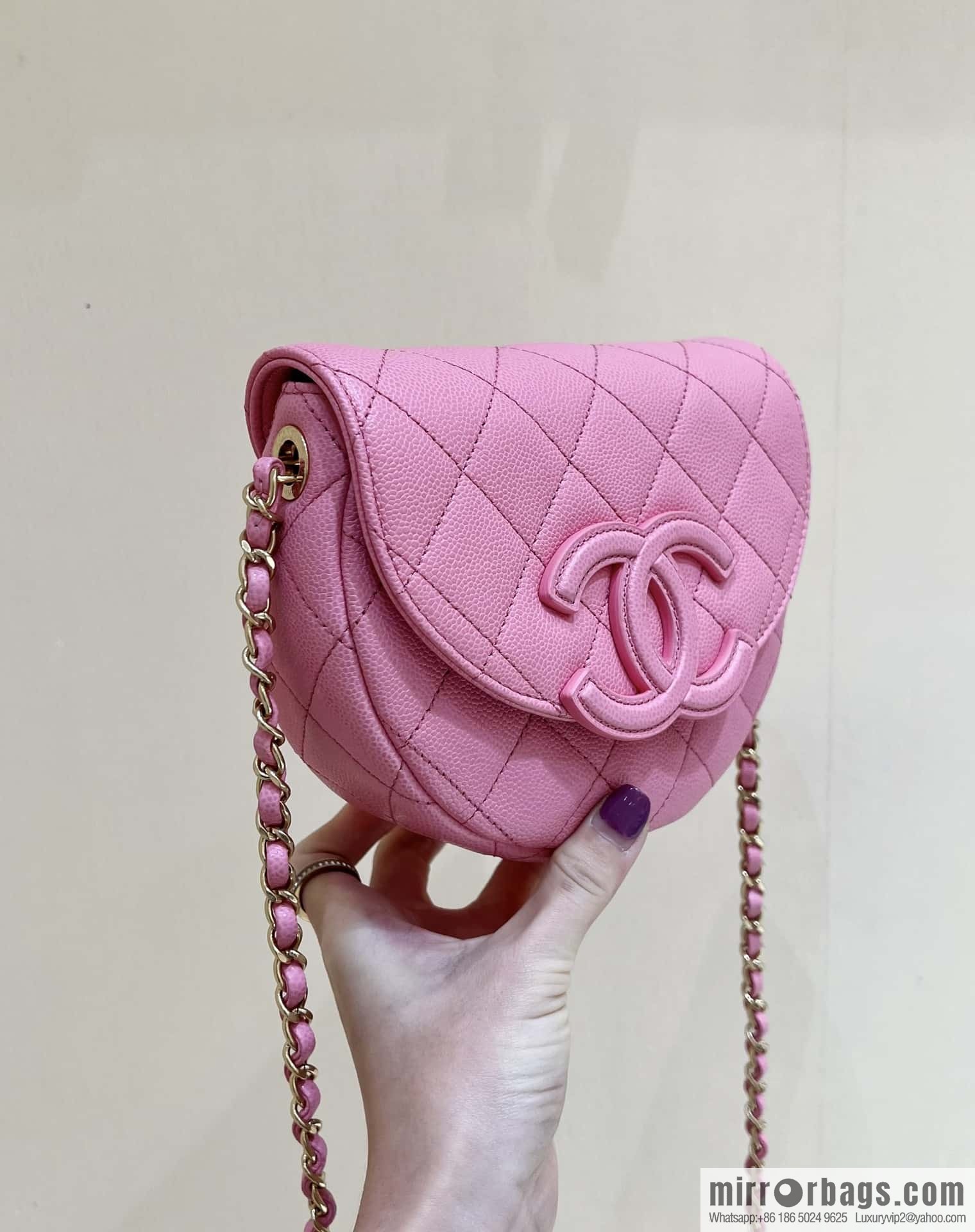 CHANEL 23P spring and summer trailer series, hidden big explosion saddle bag AS3867