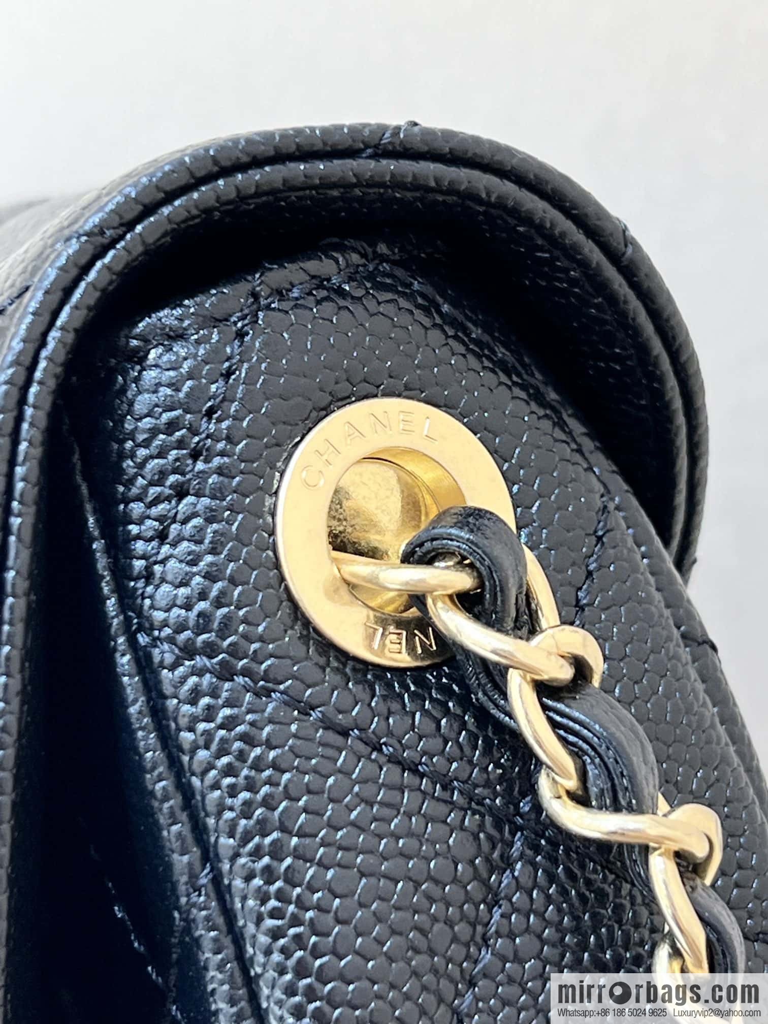 CHANEL 23P spring and summer trailer series, hidden big explosion saddle bag AS3867 black