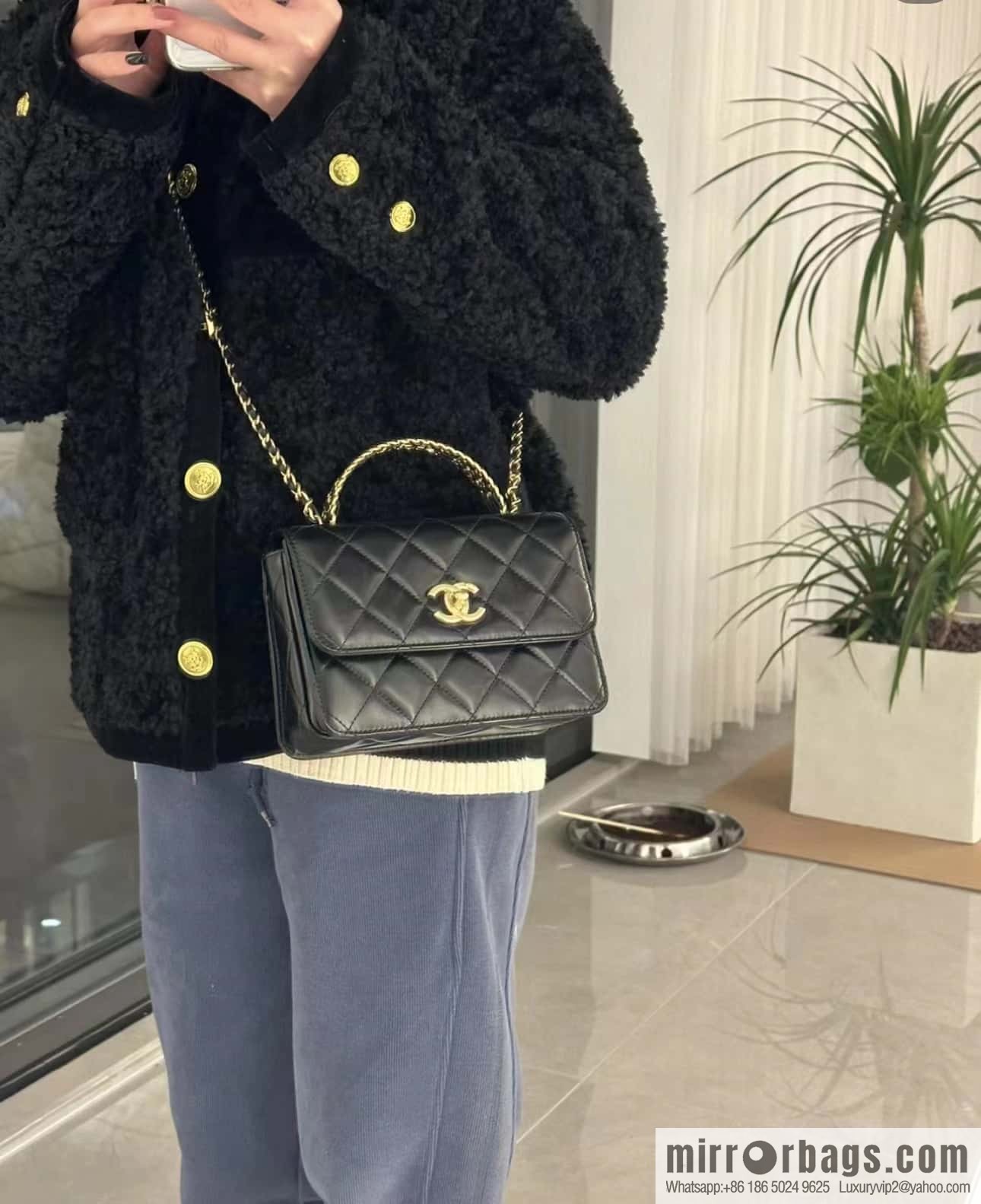CHANEL 23P spring and summer trailer series 23P small flap bag AS3886