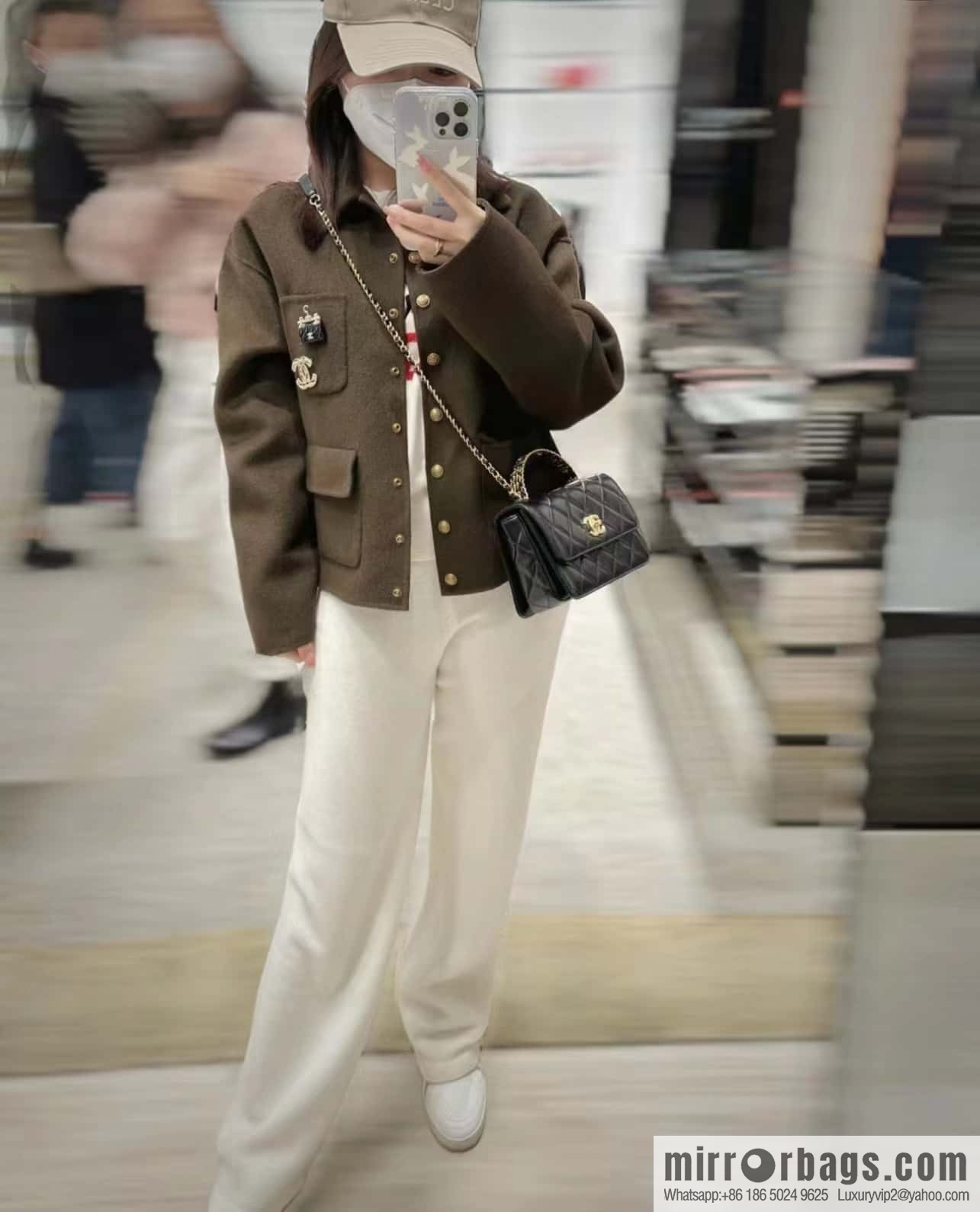 CHANEL 23P spring and summer trailer series 23P small flap bag AS3886