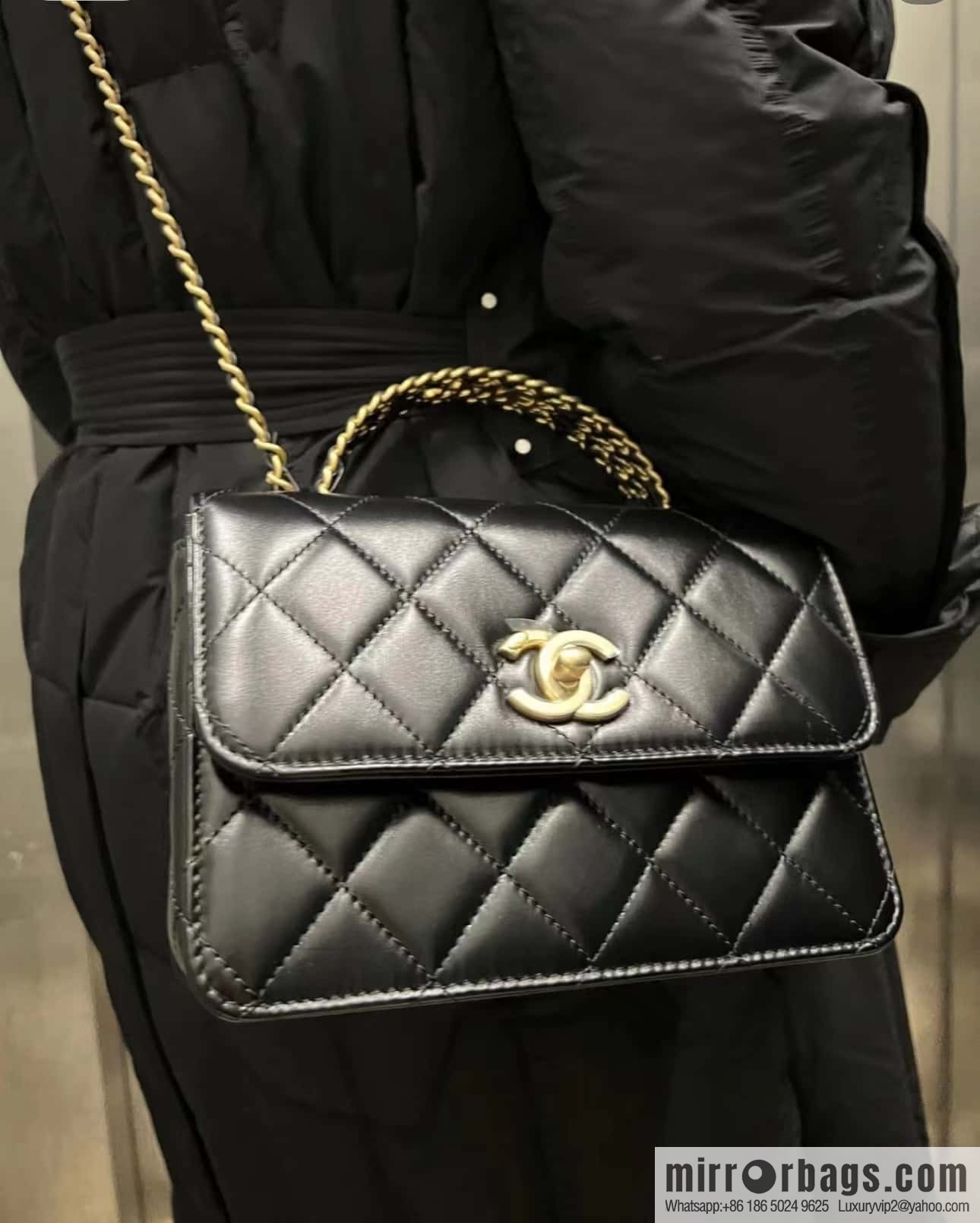 CHANEL 23P spring and summer trailer series 23P small flap bag AS3886