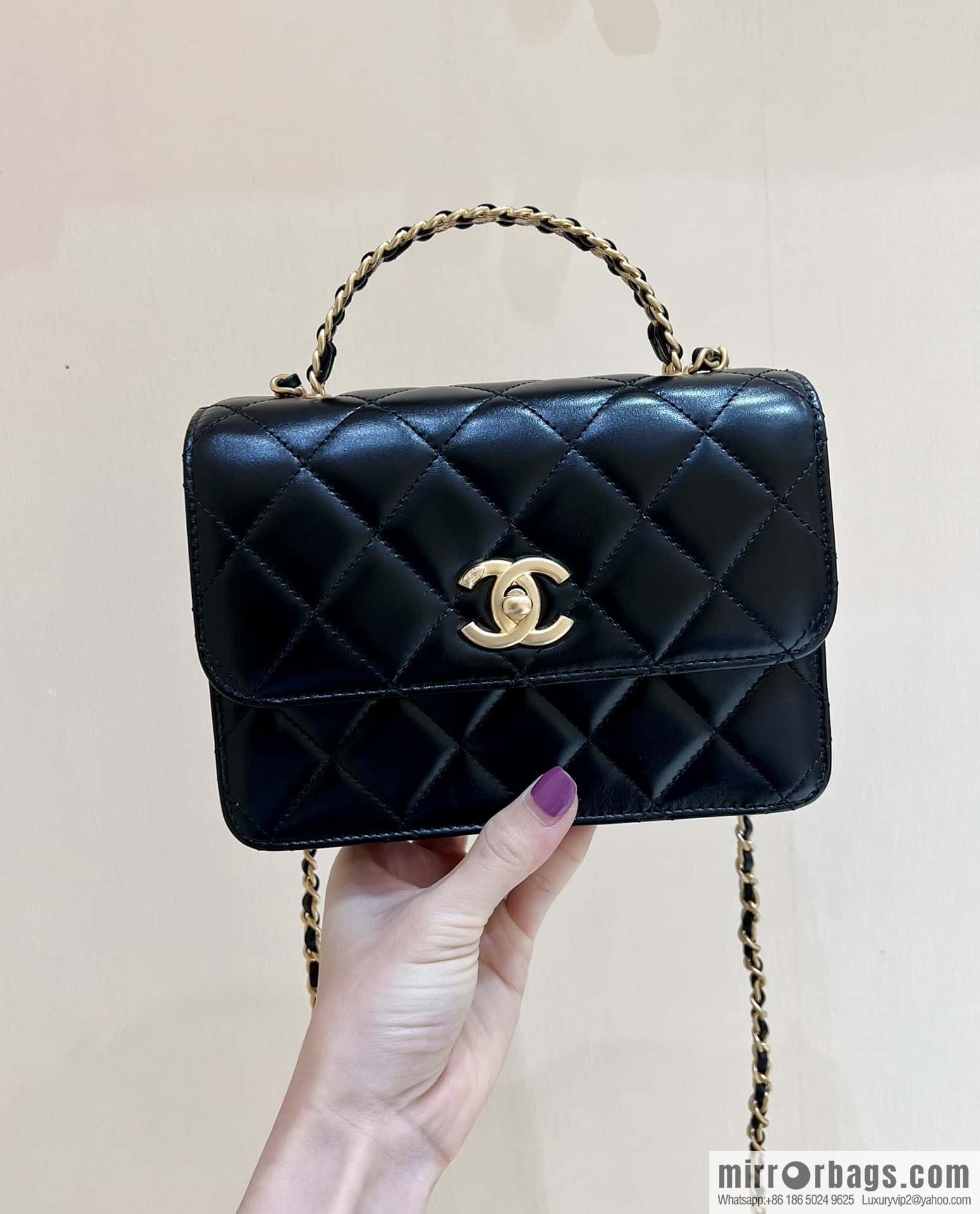 CHANEL 23P spring and summer trailer series 23P small flap bag AS3886