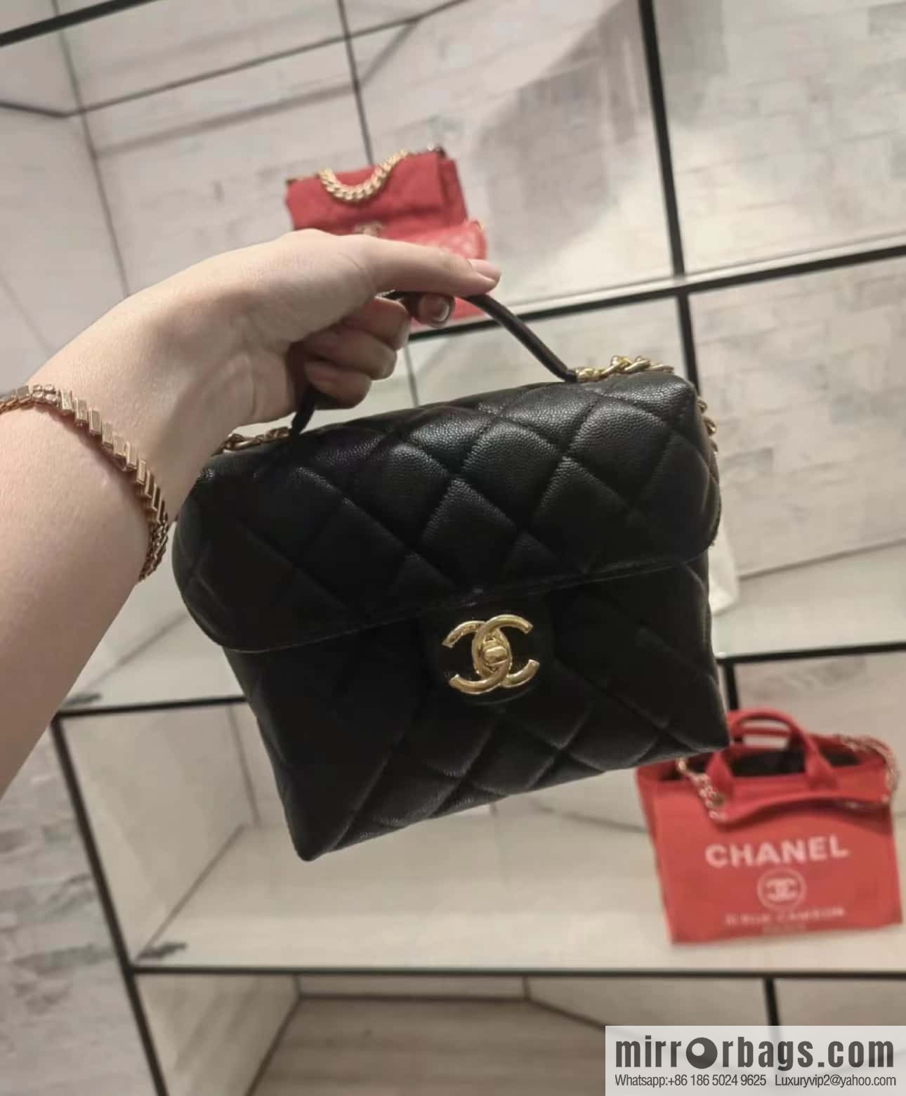 CHANEL 23C early spring vacation new vintage Vintage milk box AS3729