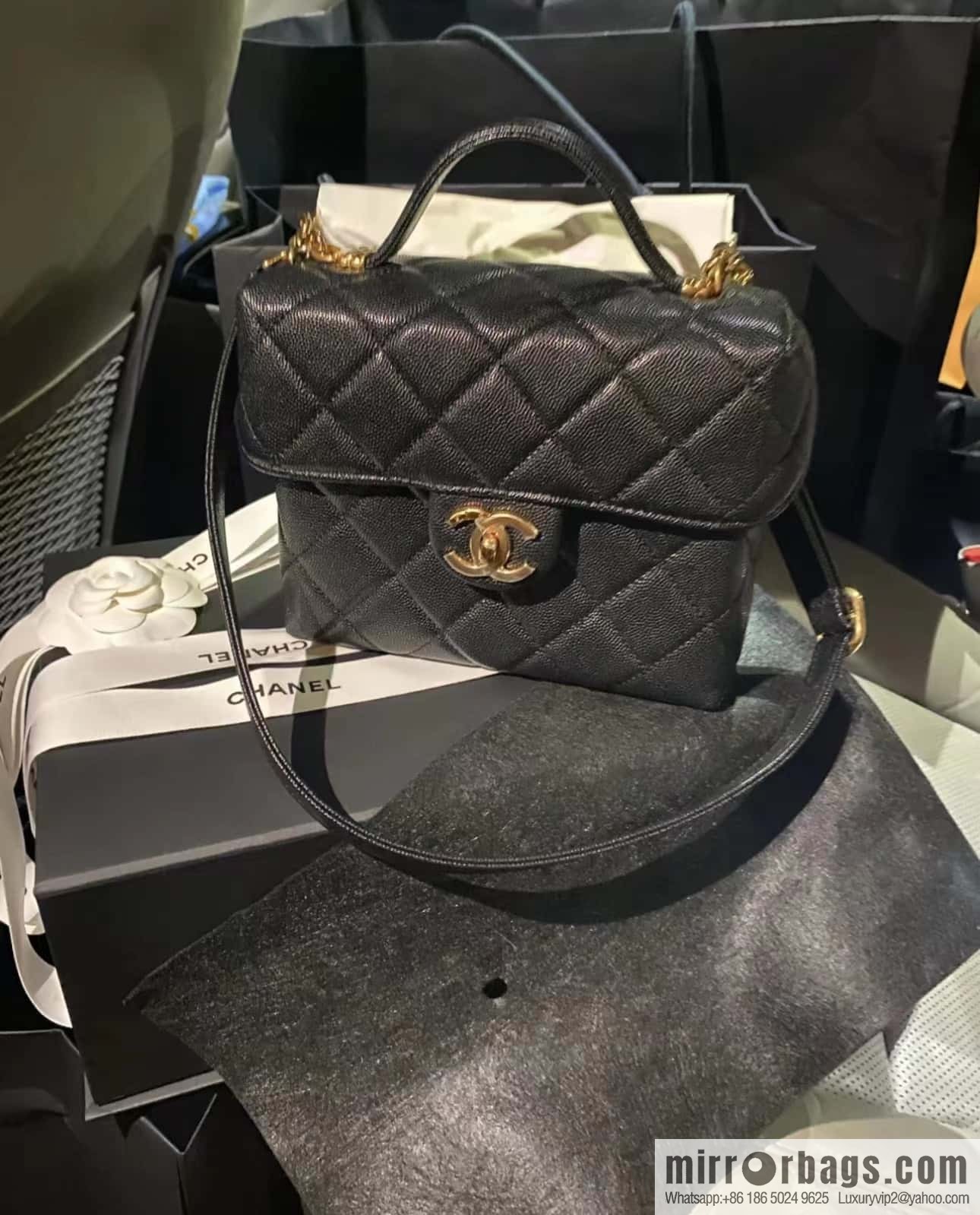 CHANEL 23C early spring vacation new vintage Vintage milk box AS3729