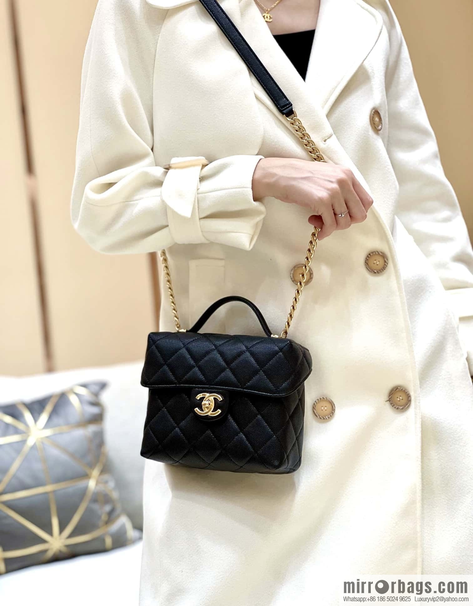 CHANEL 23C early spring vacation new vintage Vintage milk box AS3729