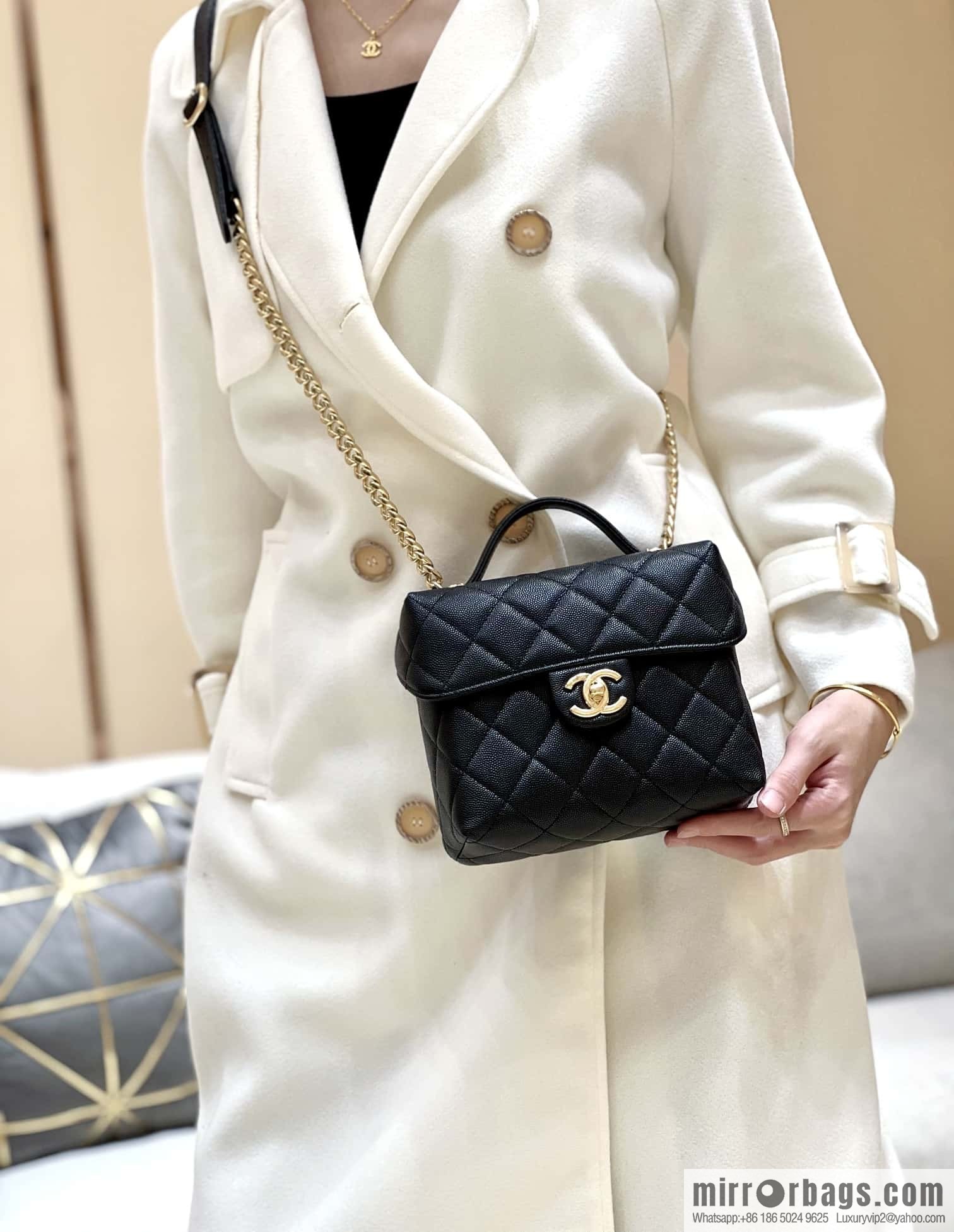 CHANEL 23C early spring vacation new vintage Vintage milk box AS3729