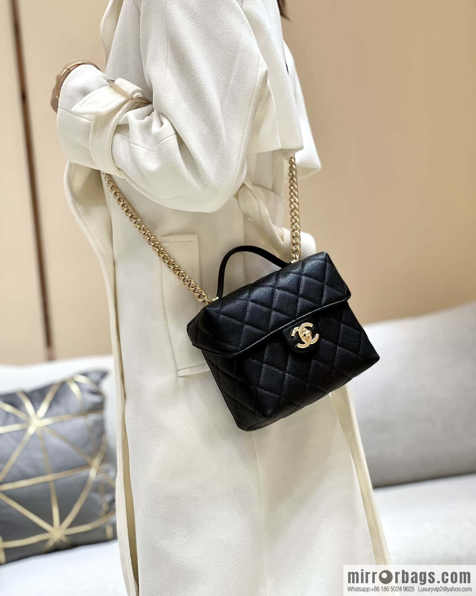 CHANEL 23C early spring vacation new vintage Vintage milk box AS3729